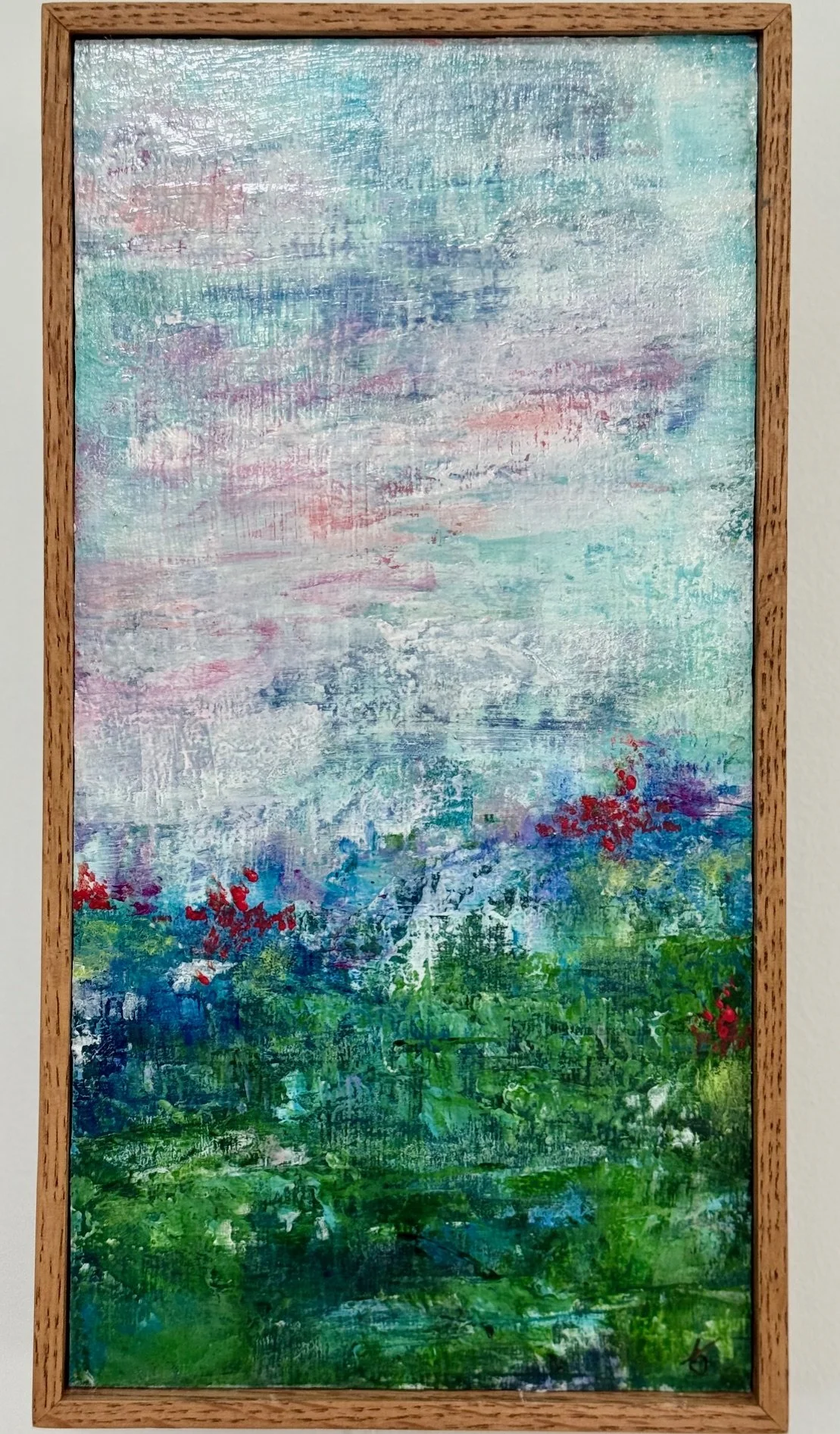 SPRING Acrylic landscape