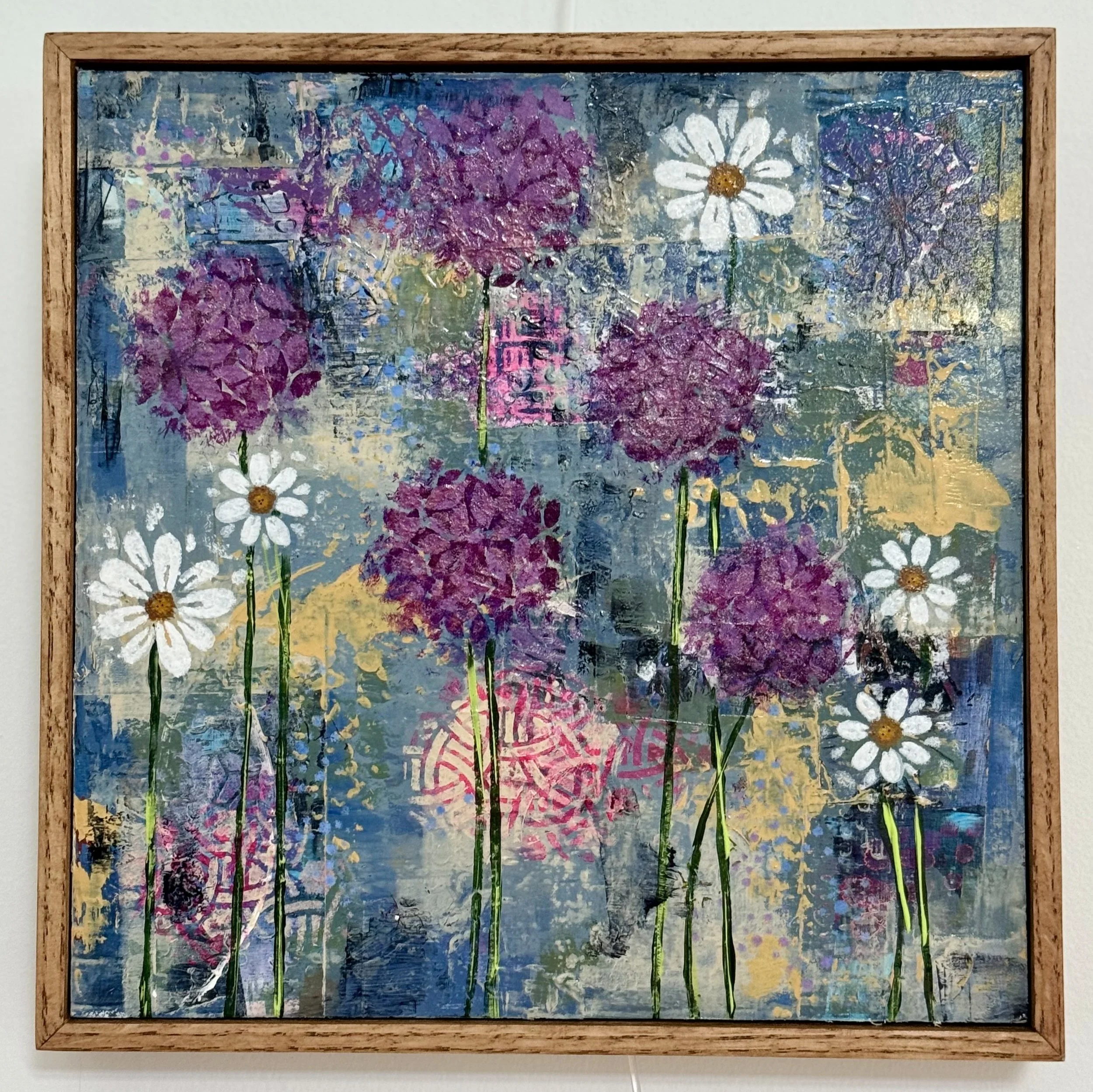 ALLIUM TAPESTRY Mixed Media