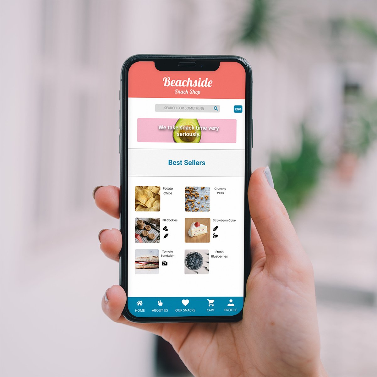 Beachside: A Snack Shop Mobile Application