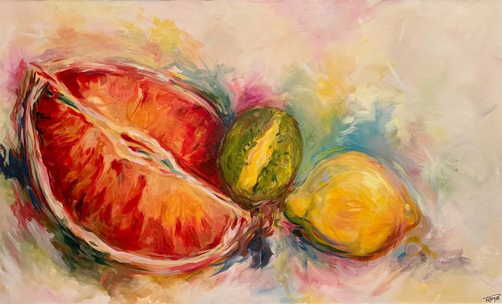 "The Disassembly"; 36" x 60"