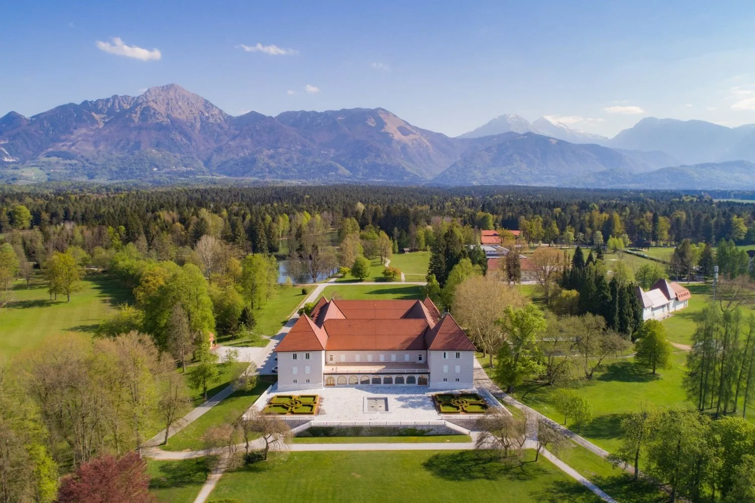 Most iconic castle in Slovenia. Brdo Castle and Estate.