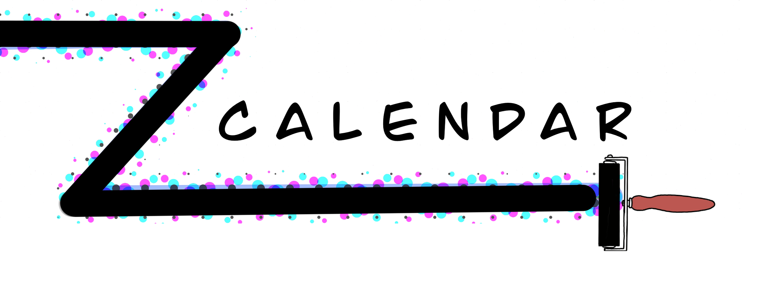 Close-up of a computer motherboard with various electronic components, circuit pathways, and colorful elements such as pink and blue dots and lines.