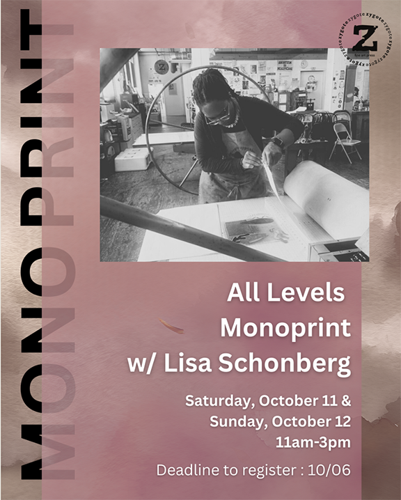 All Levels Monoprint w/ Lisa Schonberg