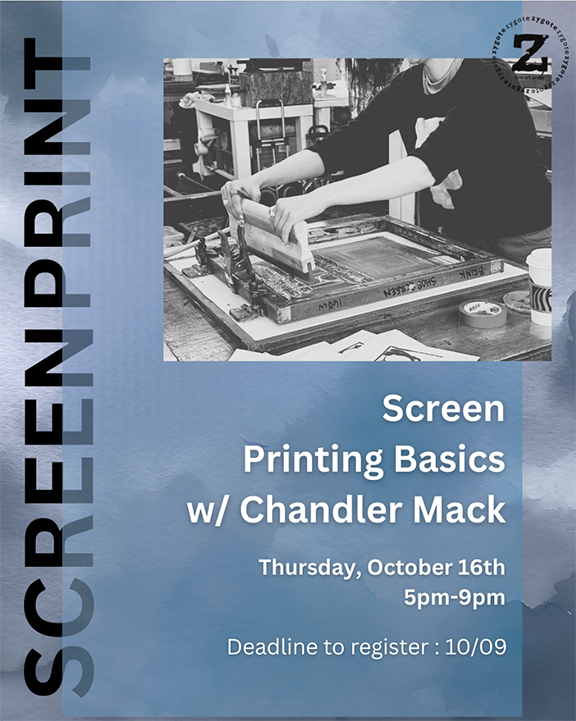 Screen Printing Basics w/ Chandler Mack