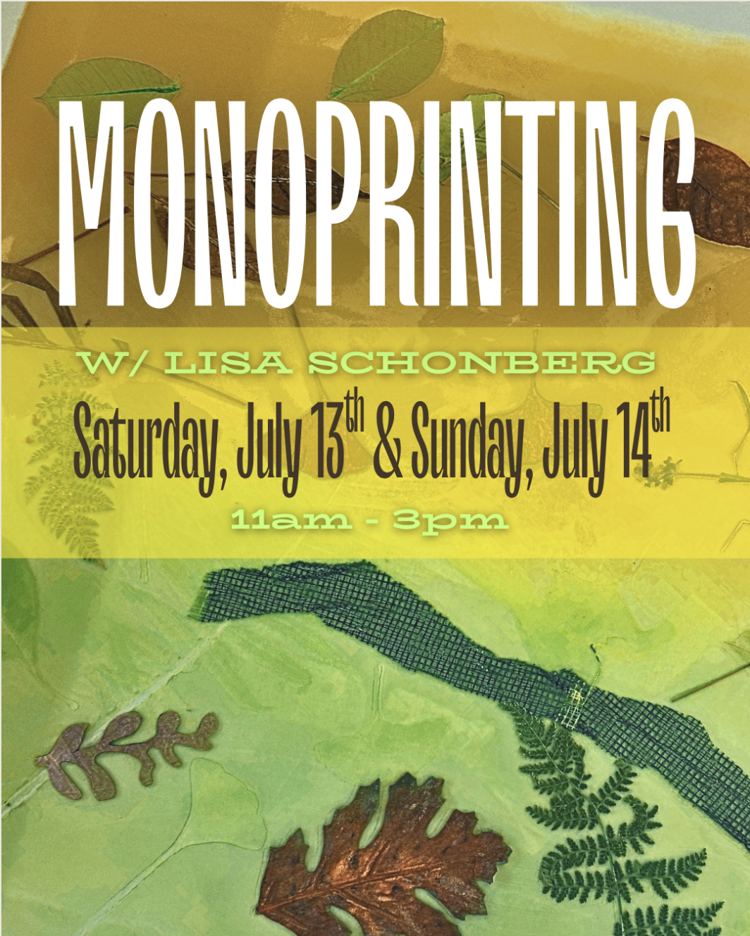 All Levels Monoprinting