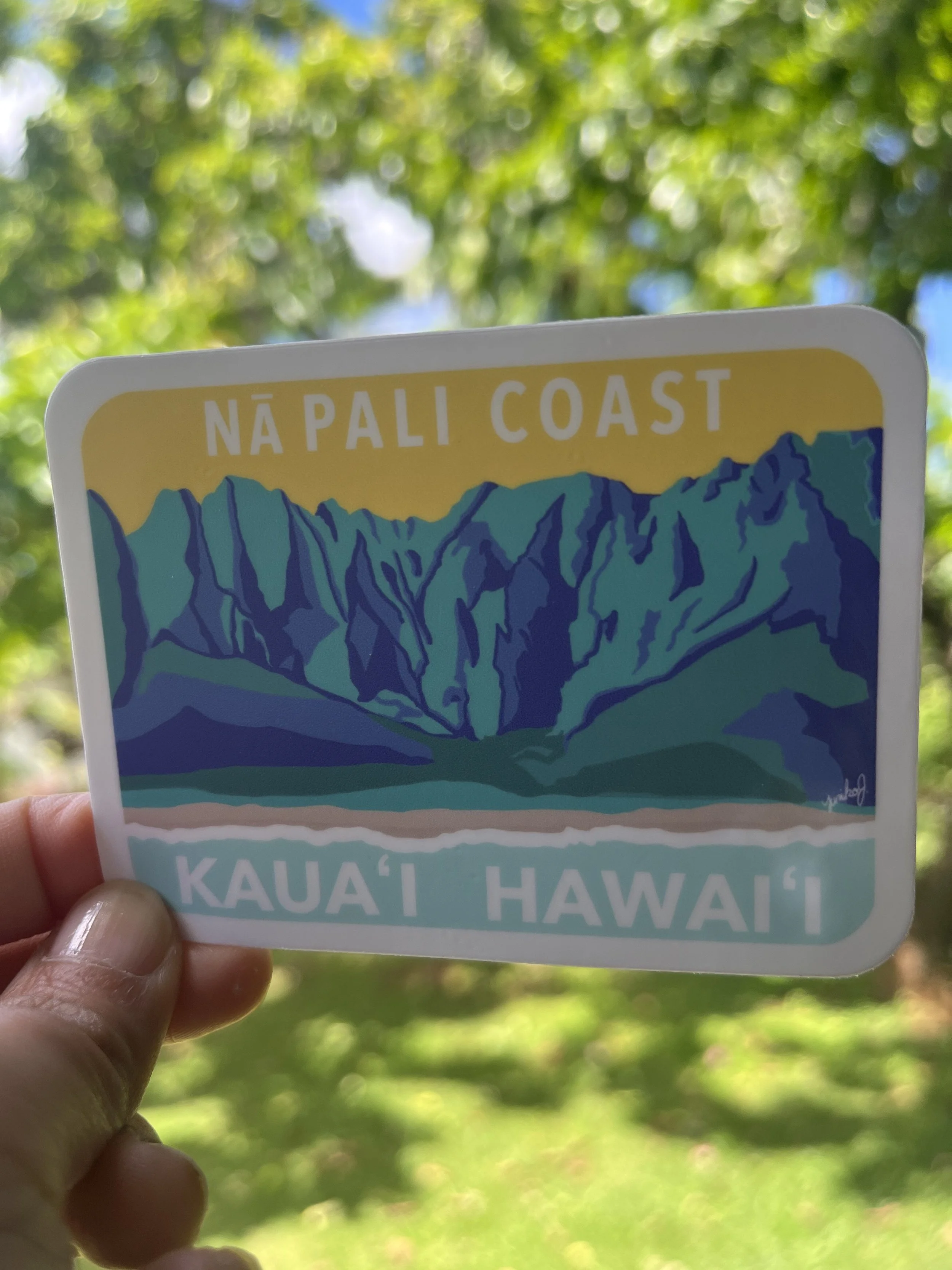 Na Pali Coast Sticker (- Kauai