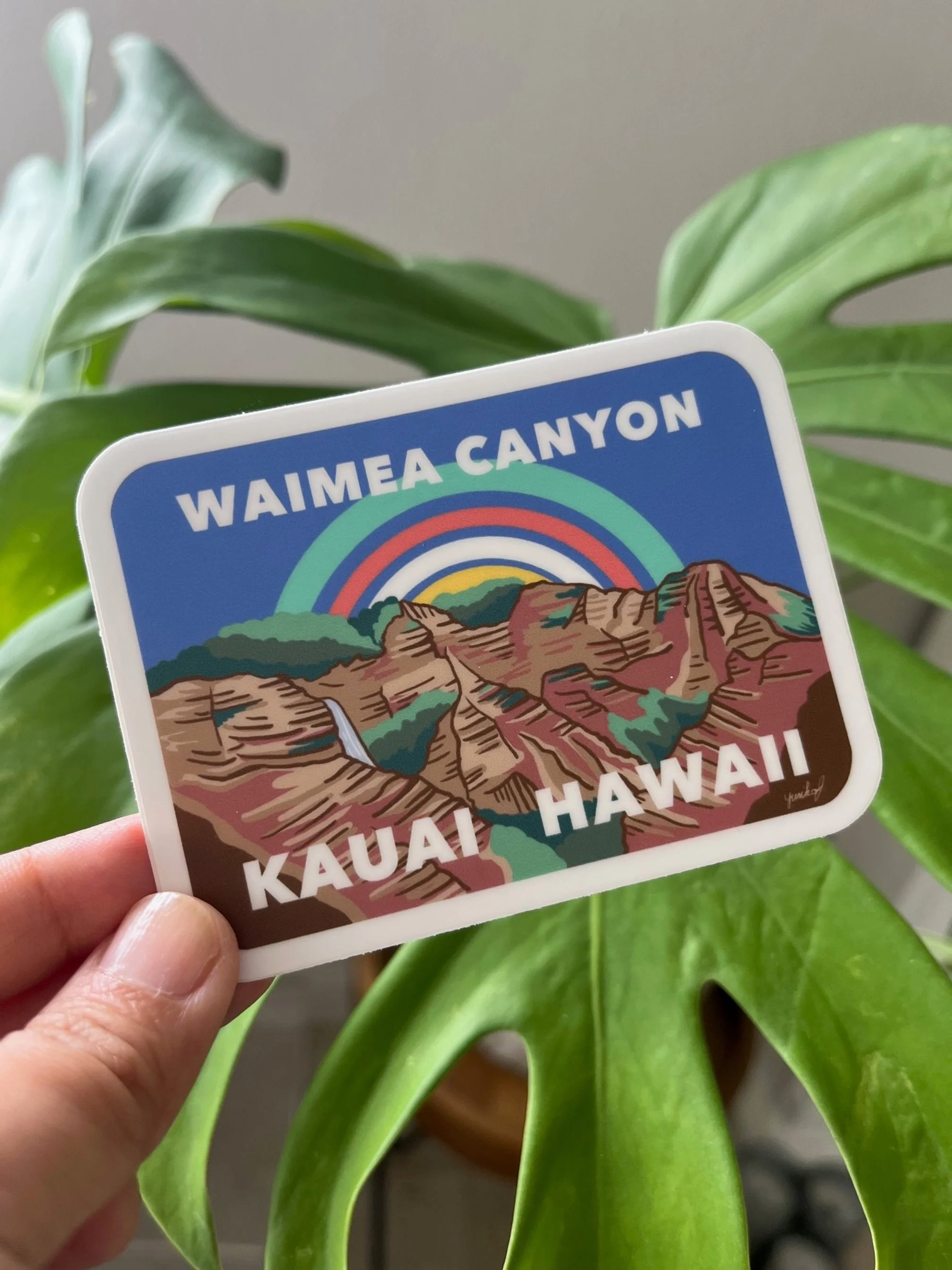 Waimea Canyon Kauai Sticker