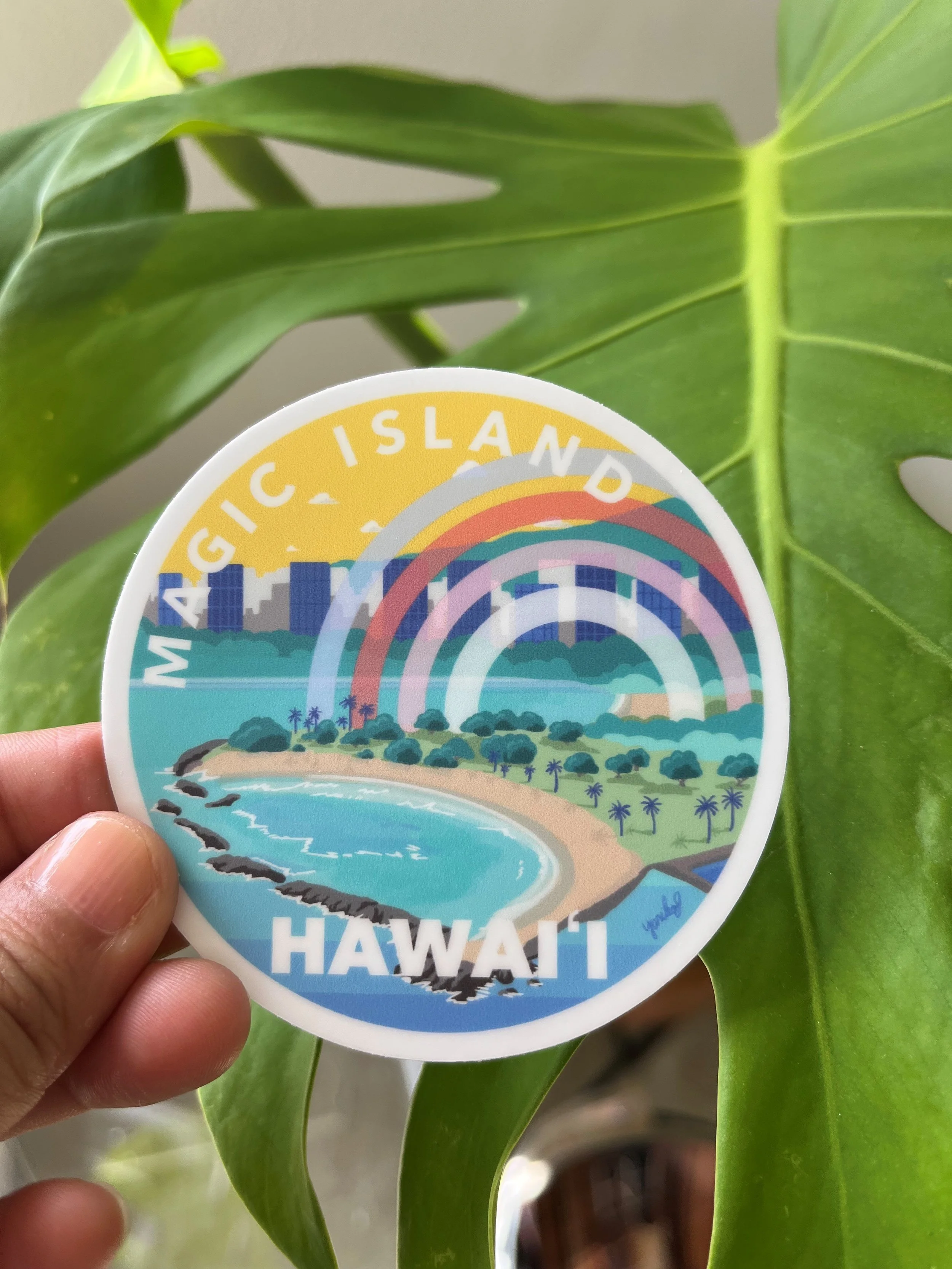 Magic Island Sticker - Oahu