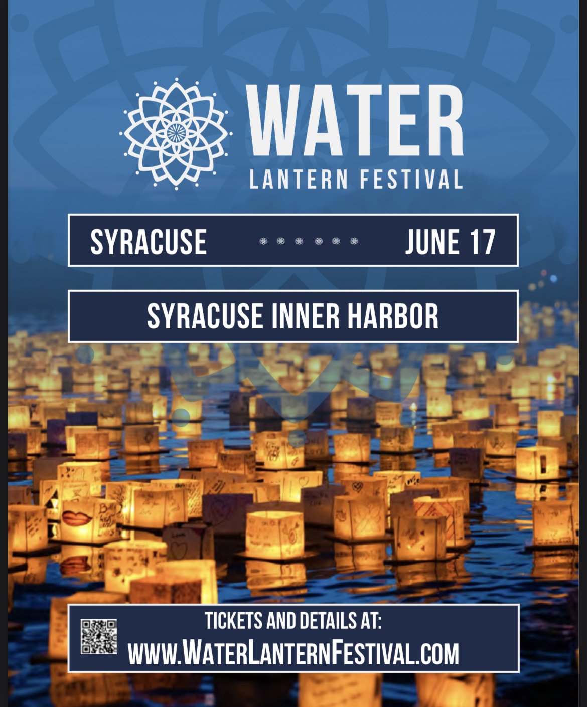 Syracuse Inner Harbor Water Lantern Festival 2023