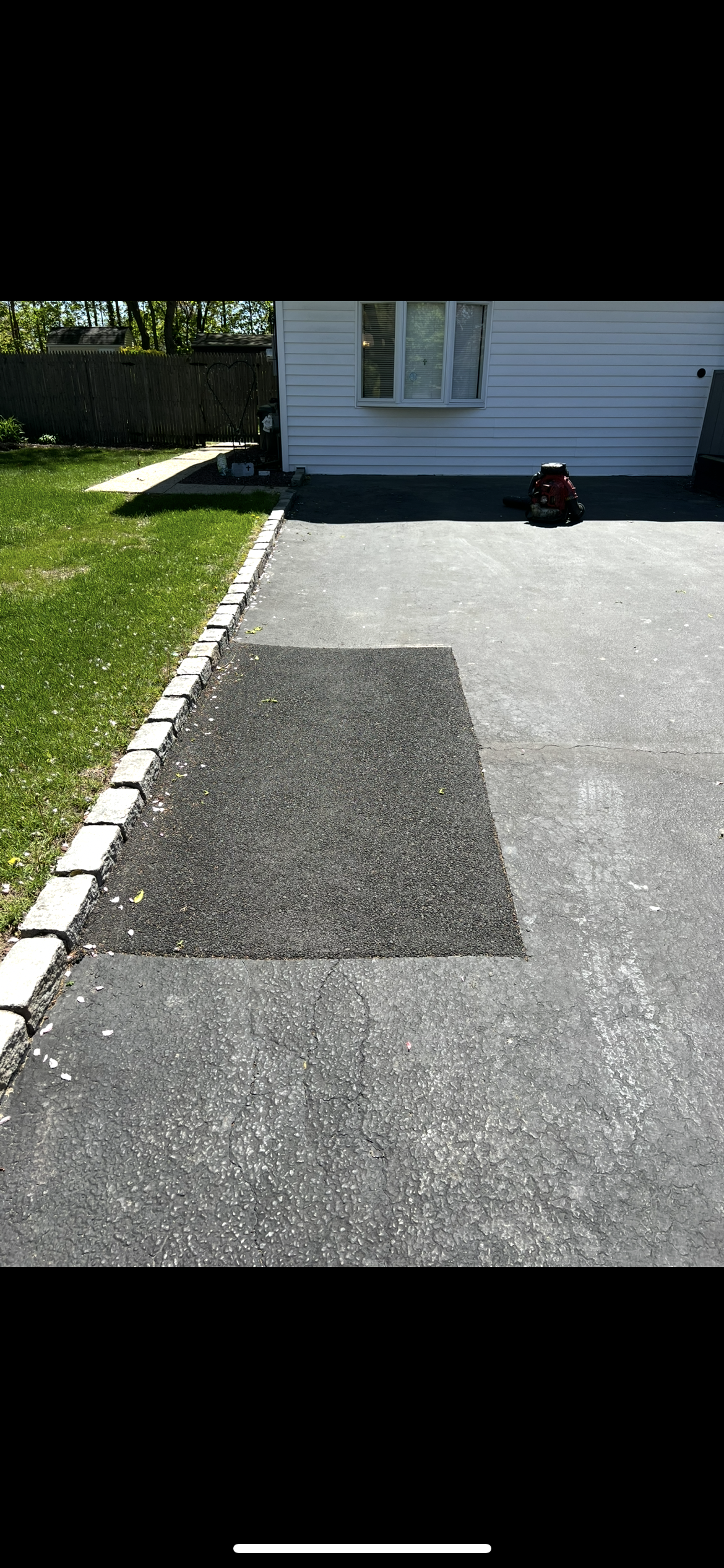 parking lot pothole repair on Long Island