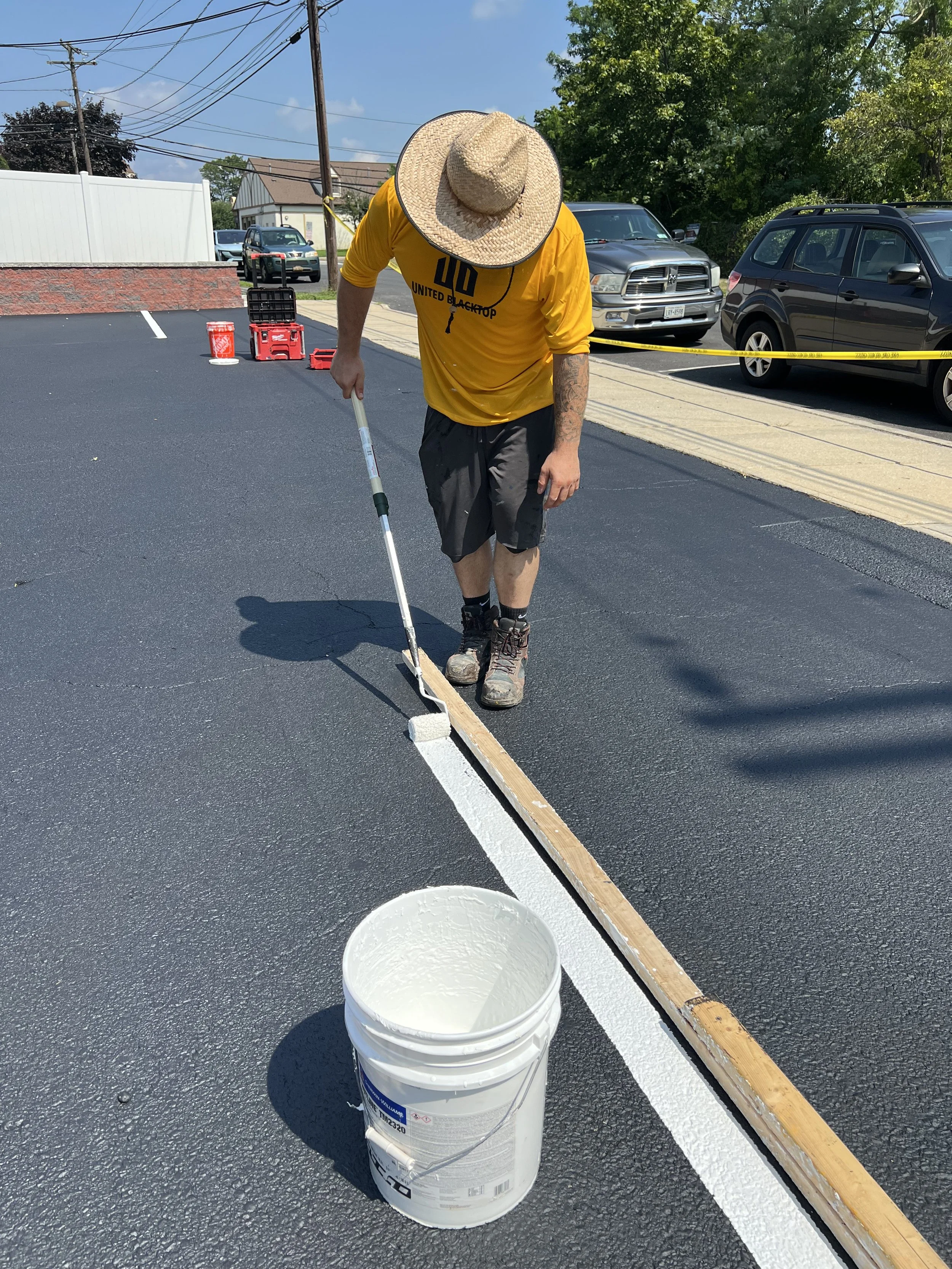Parking lot restriping in Suffolk County, NY