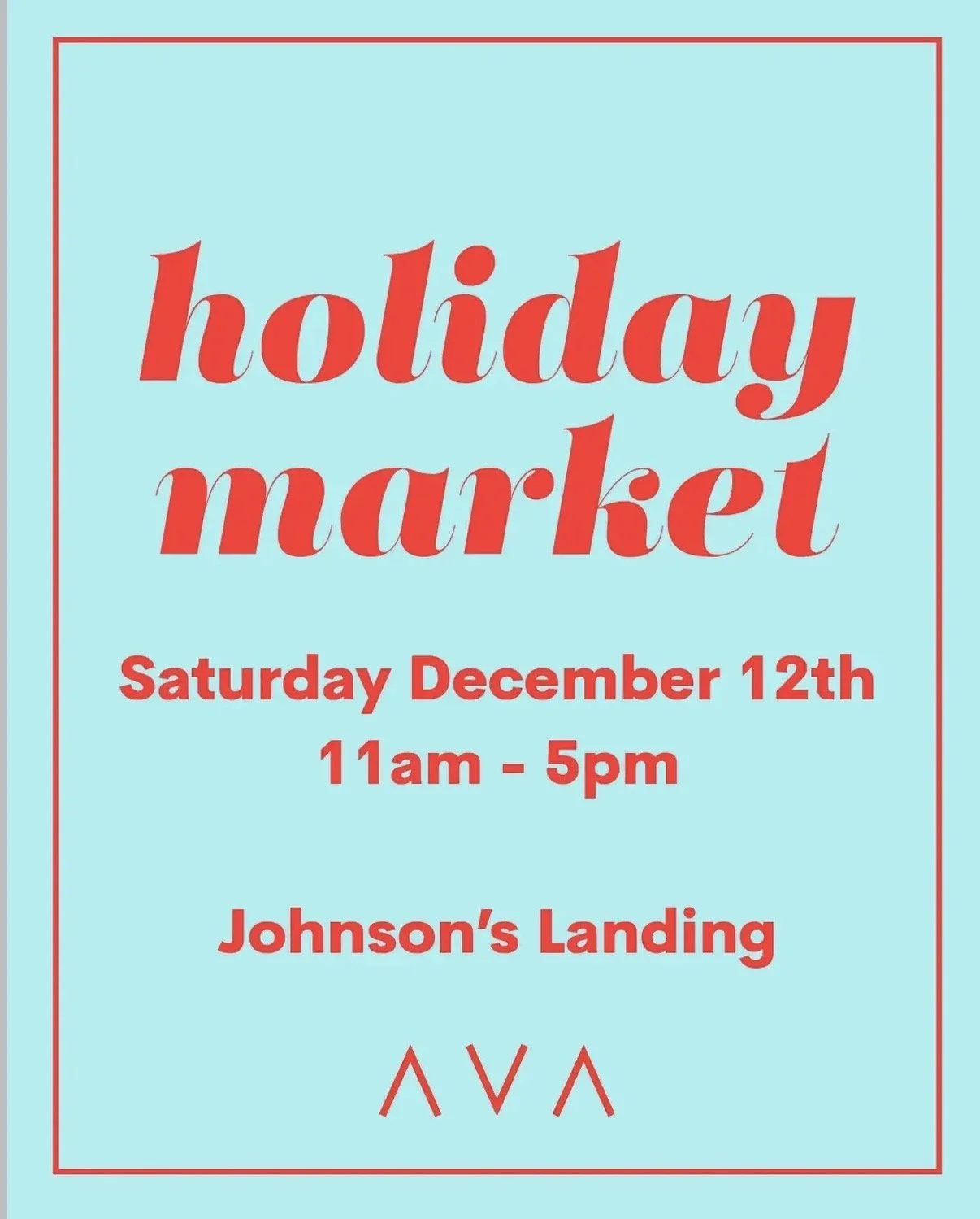 Ava Collective Holiday Market
