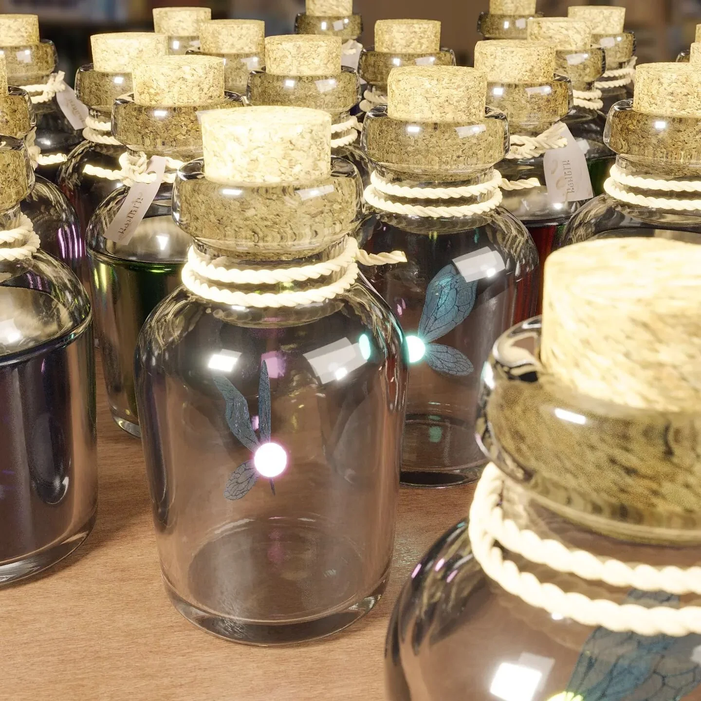 &quot;Fairies &amp; Potions&quot; - CGI
Stocking up for an adventure.

#zeldaart #potions #fairyinbottle #zeldafanart #zelda #zeldafairy #blender #blender3d #fanart #blendercommunity #cgi #cgart #fantasyart #fantasyartwork #zeldapotion #navi #legendo