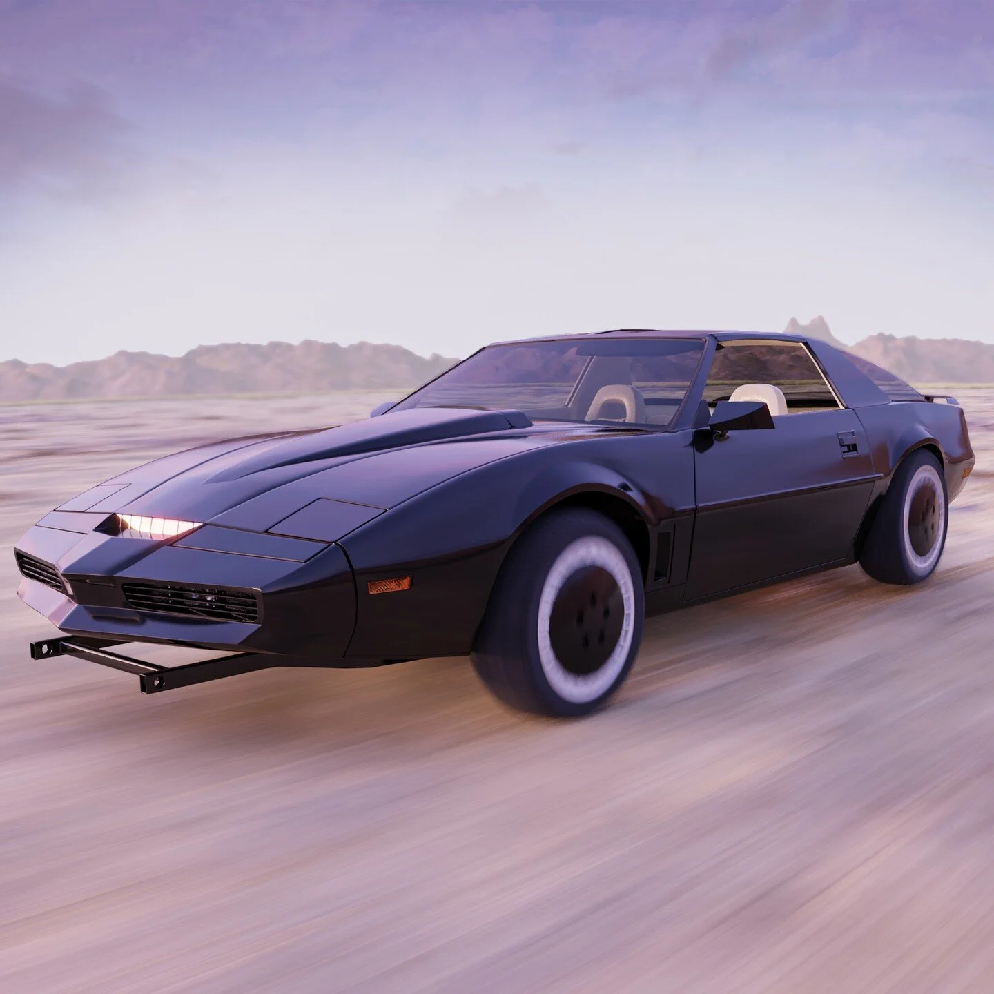 &quot;KITT&quot; - CGI
Or Knight Industries Two Thousand from the show &quot;Knight Rider&quot; which was made from a 1982 Pontiac Firebird Trans Am.
I am a fan of the show, and this will be the closest I will get to driving it. But, it's been fun cr
