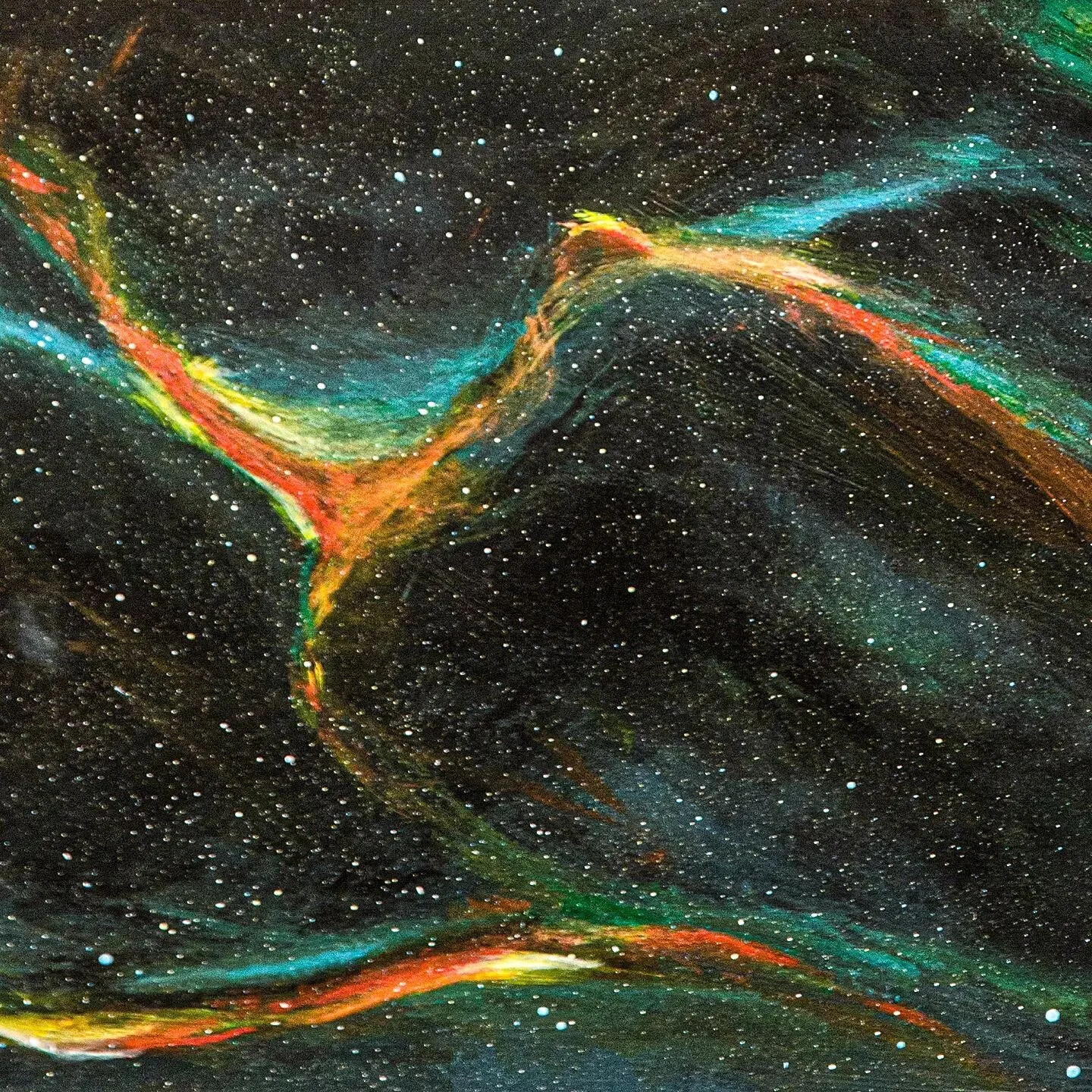 &quot;Galaxy&quot; - Acrylic Painting
Beyond the veil of unknown, we either find the feeling of fear, of adventure or both. It's how we react defines who we are.

#art #acrylicpainting #galaxy #space #spaceart #colorfulart