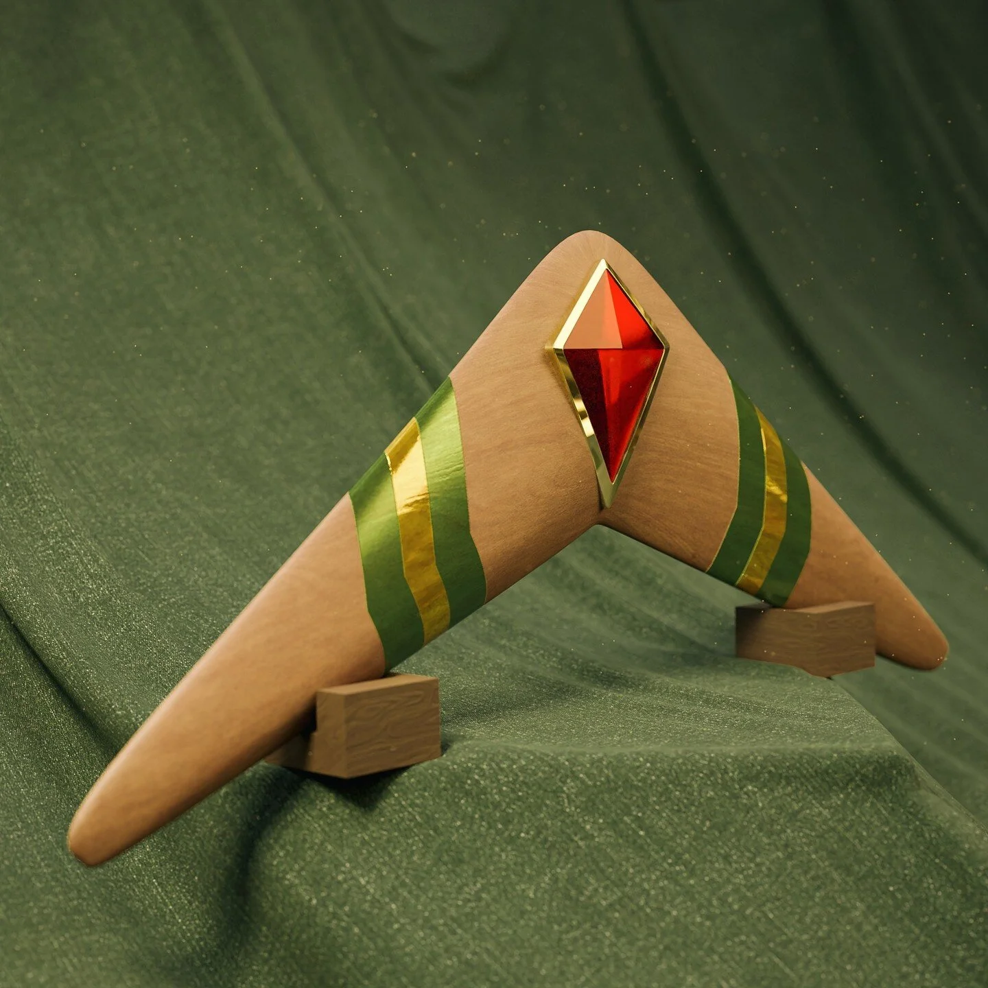 &quot;Young Link's Boomerang&quot; - CGI
Time's flow varies in speed from person to person yet no one can change it. Tis a cruel thing.

#fanart #blender #art #blender3d #blenderart #videogames #legendofzelda #oot #ocarinaoftime #younglink #boomerang