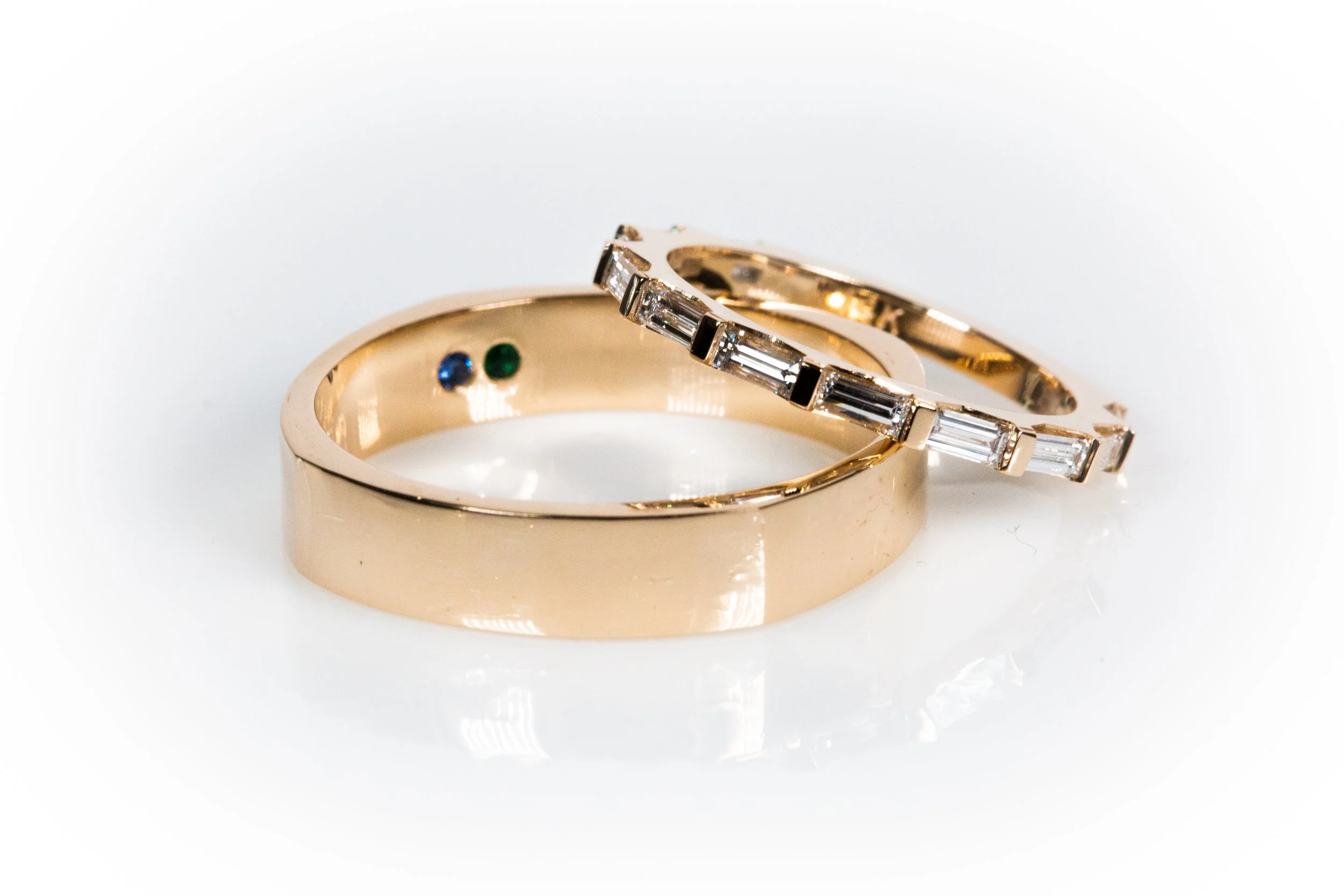 Elegant Gold Wedding Bands Denver, Colorado — Leigh Sandusky Jewelry