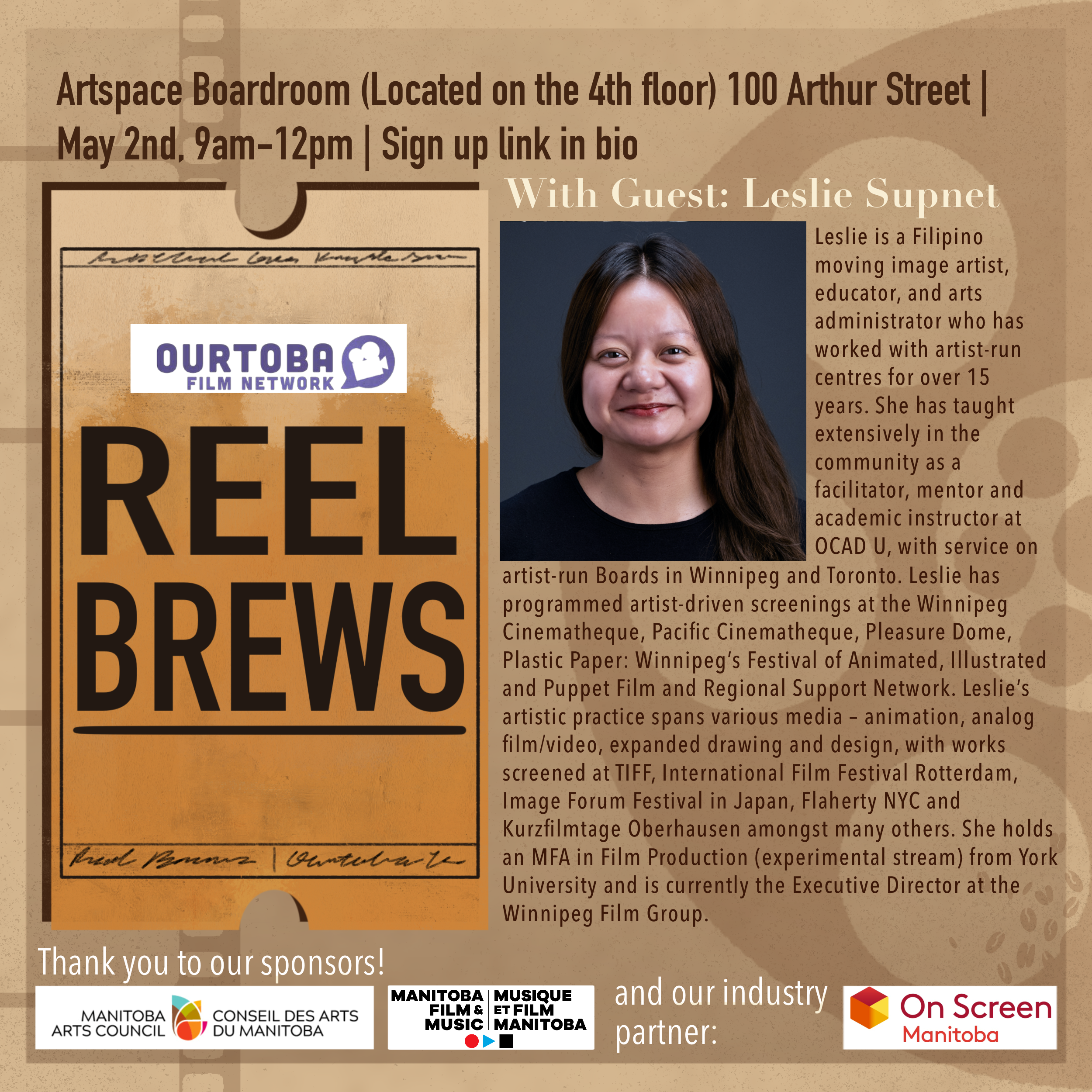 Reel Brews w/ Leslie Supnet