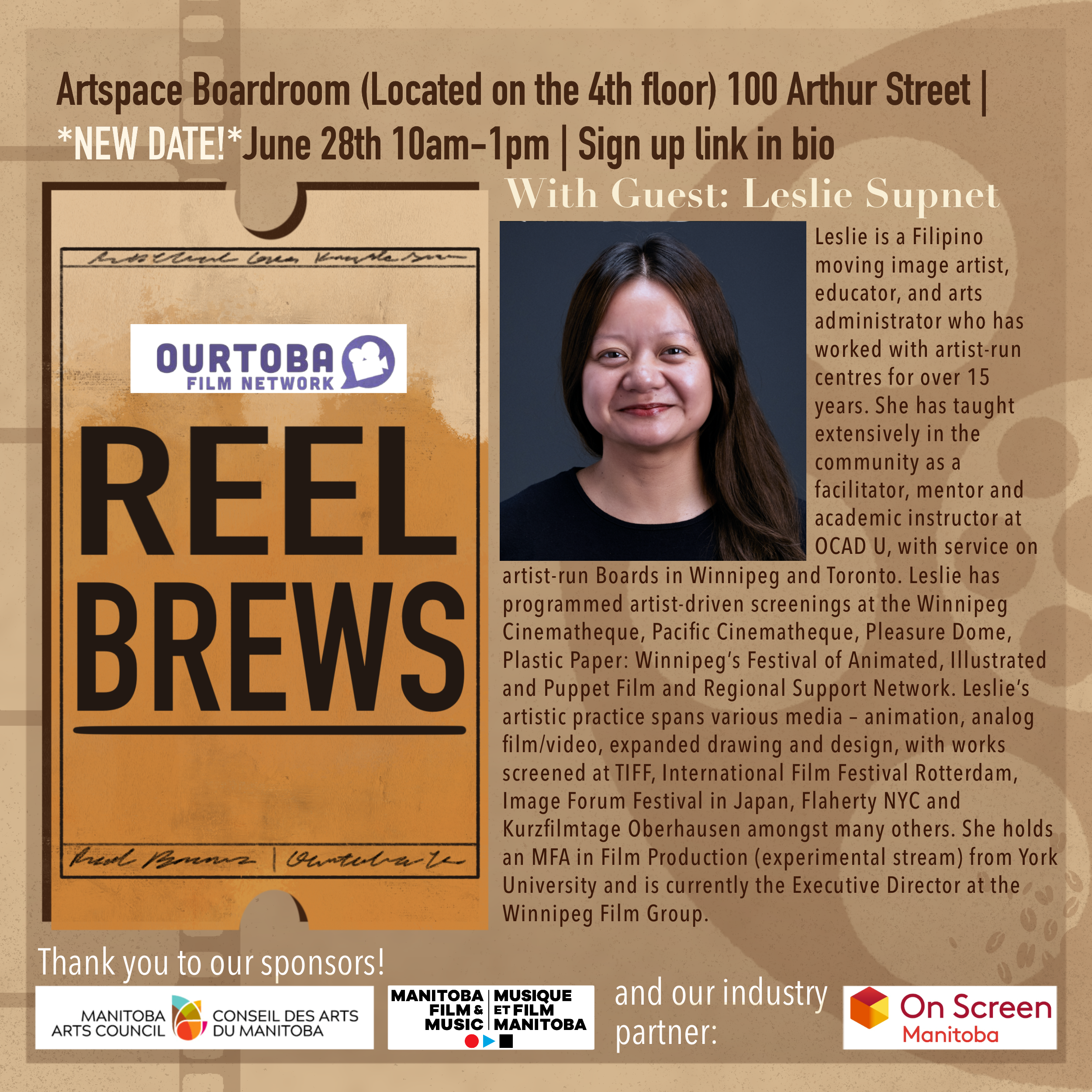 Reel Brews w/ Leslie Supnet