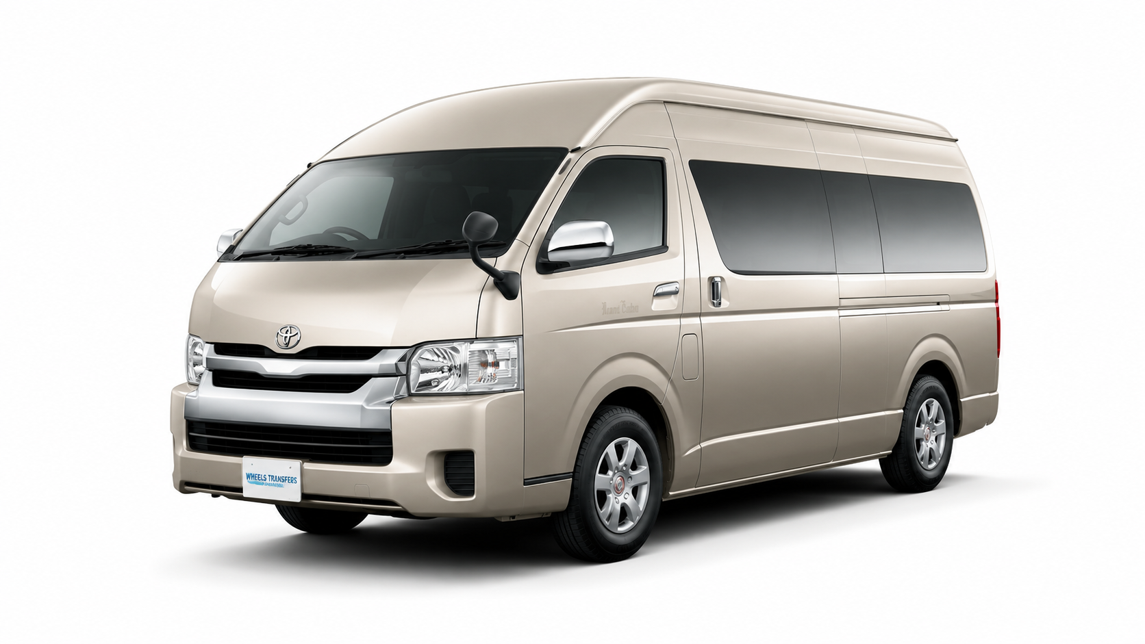 Gold Toyota Van