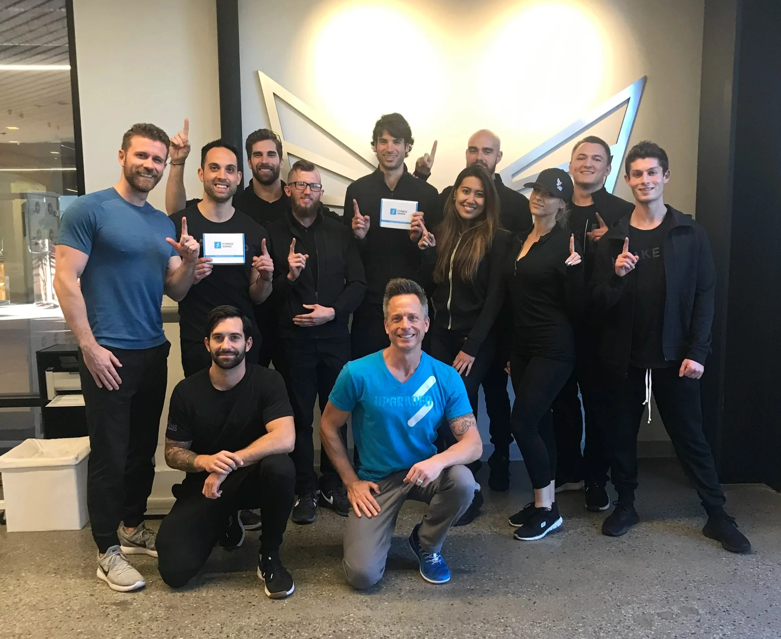 Dr Dan Reardon and the Upgrade team