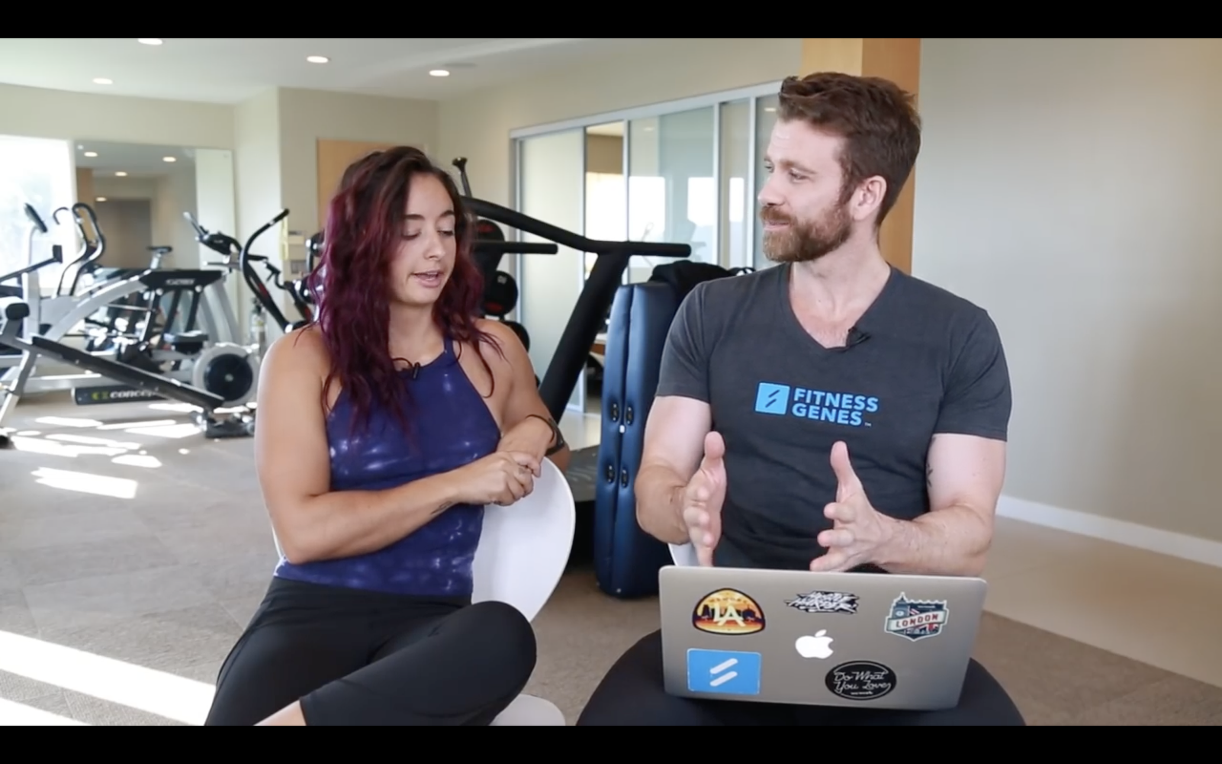 Dr Dan Reardon and Jordan Shalhoub