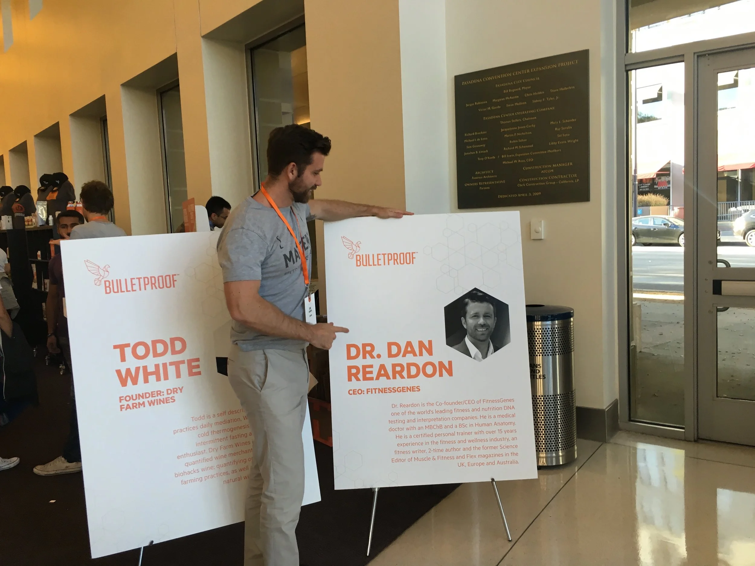 Dr Dan Reardon Bulletproof Conference Pasadena California