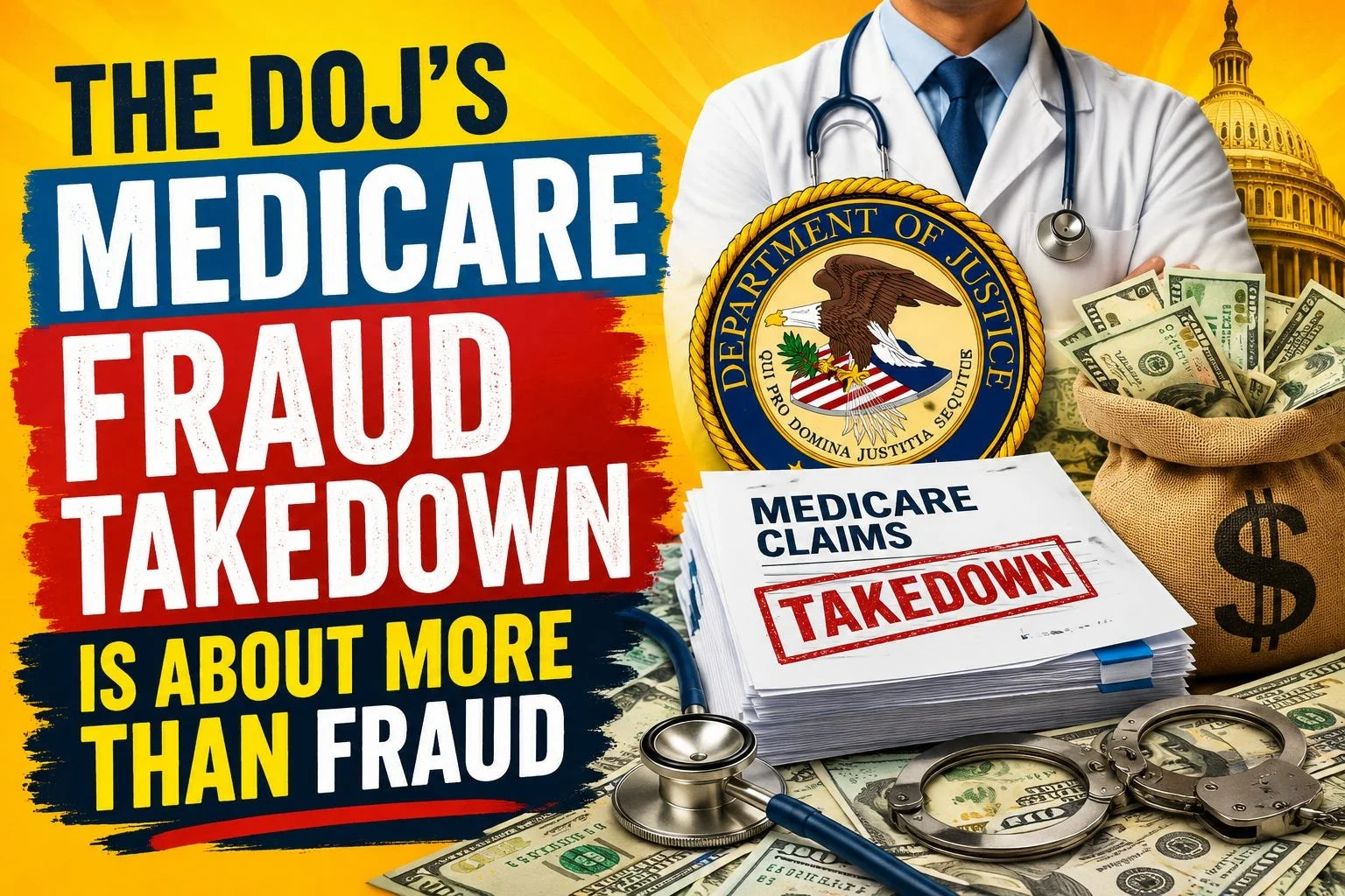 The DOJ’s Medicare Fraud Takedown Is About More Than Fraud
