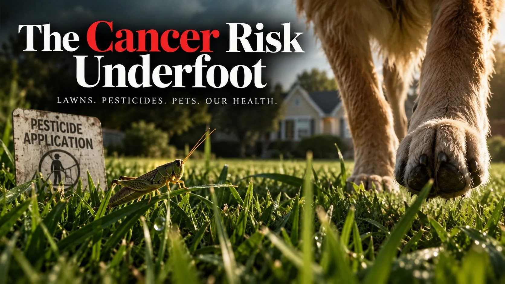 Children, Dogs and the Chemically Treated Lawn