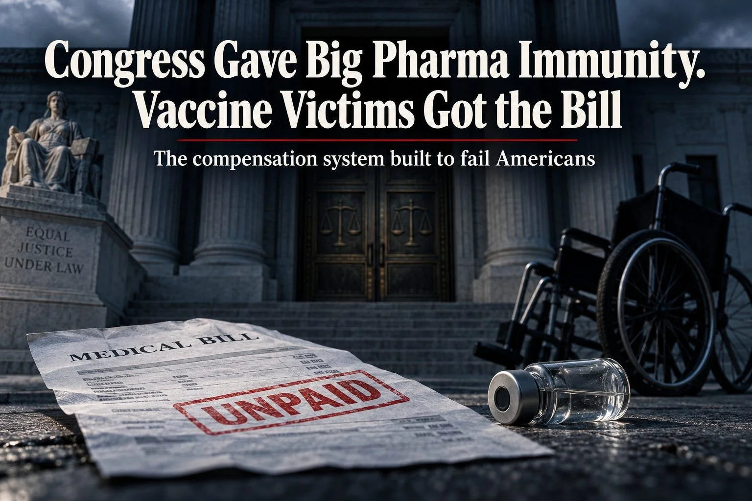 Congress Gave Big Pharma Immunity. Vaccine Victims Got the Bill