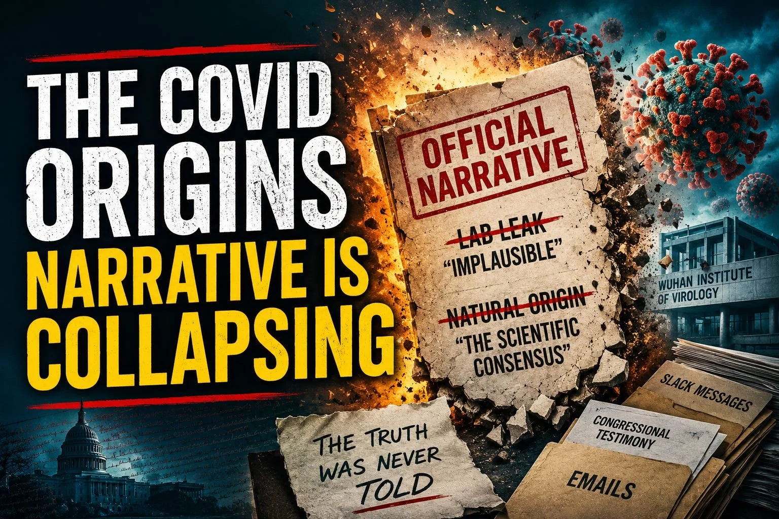 Ralph Baric Just Blew Up the Official COVID Origins Narrative