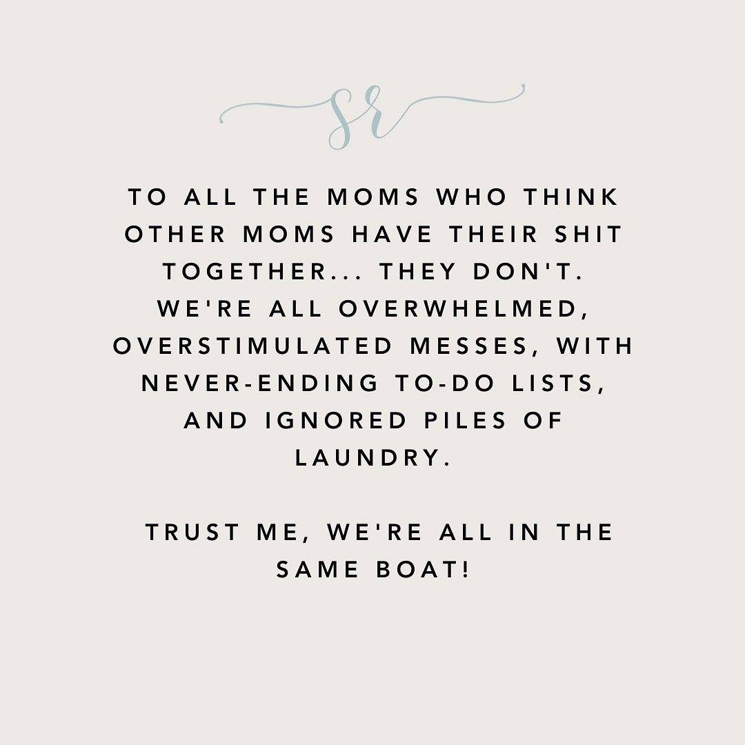 At least it&rsquo;s the weekend so that pile of laundry that has been stalking me all week can grow bigger with a fresh load! 

Give this a ❤️ if you&rsquo;re ready to create a community of REAL moms who are ready to turn the chaos into calm 💫

#rea