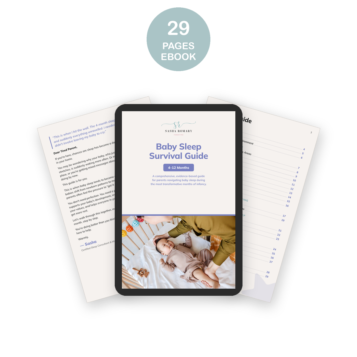 4-12 Month Baby Sleep survival Guide