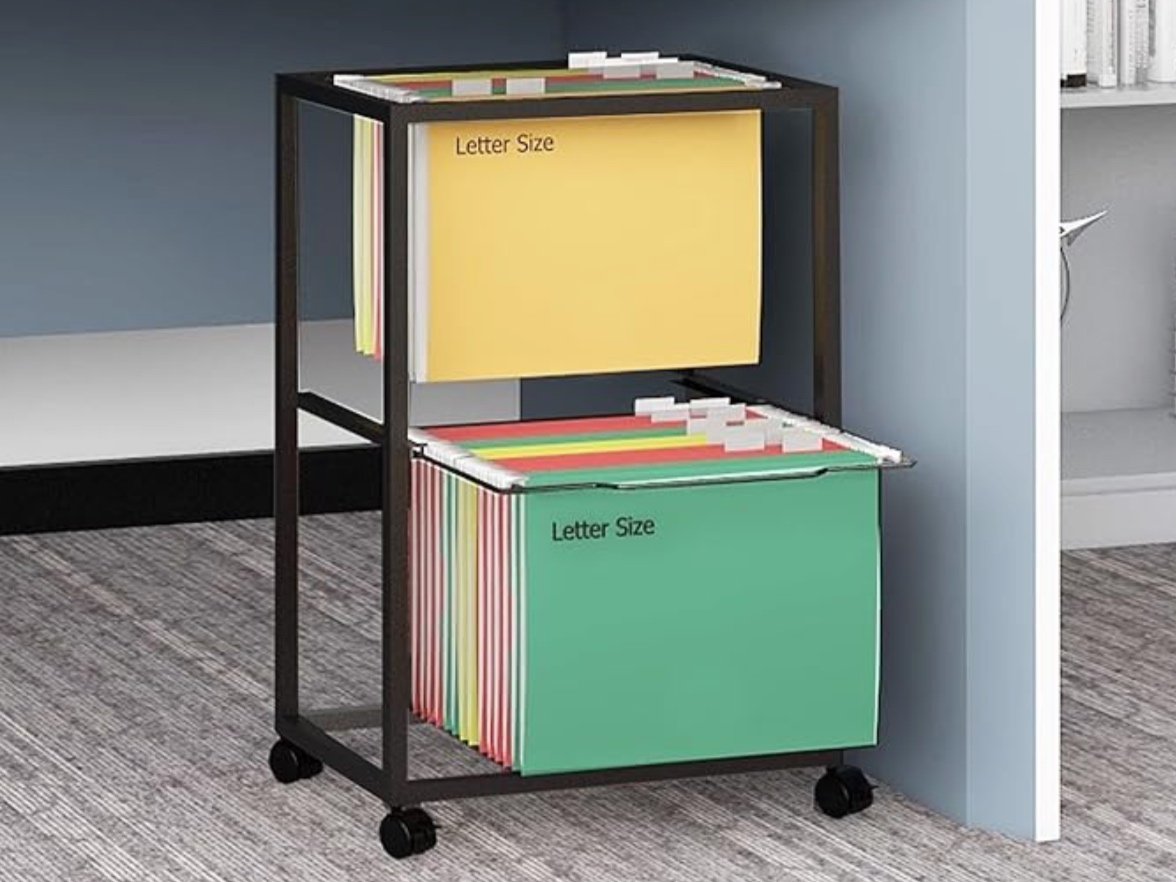 Hanging File Cart for storing collage papers