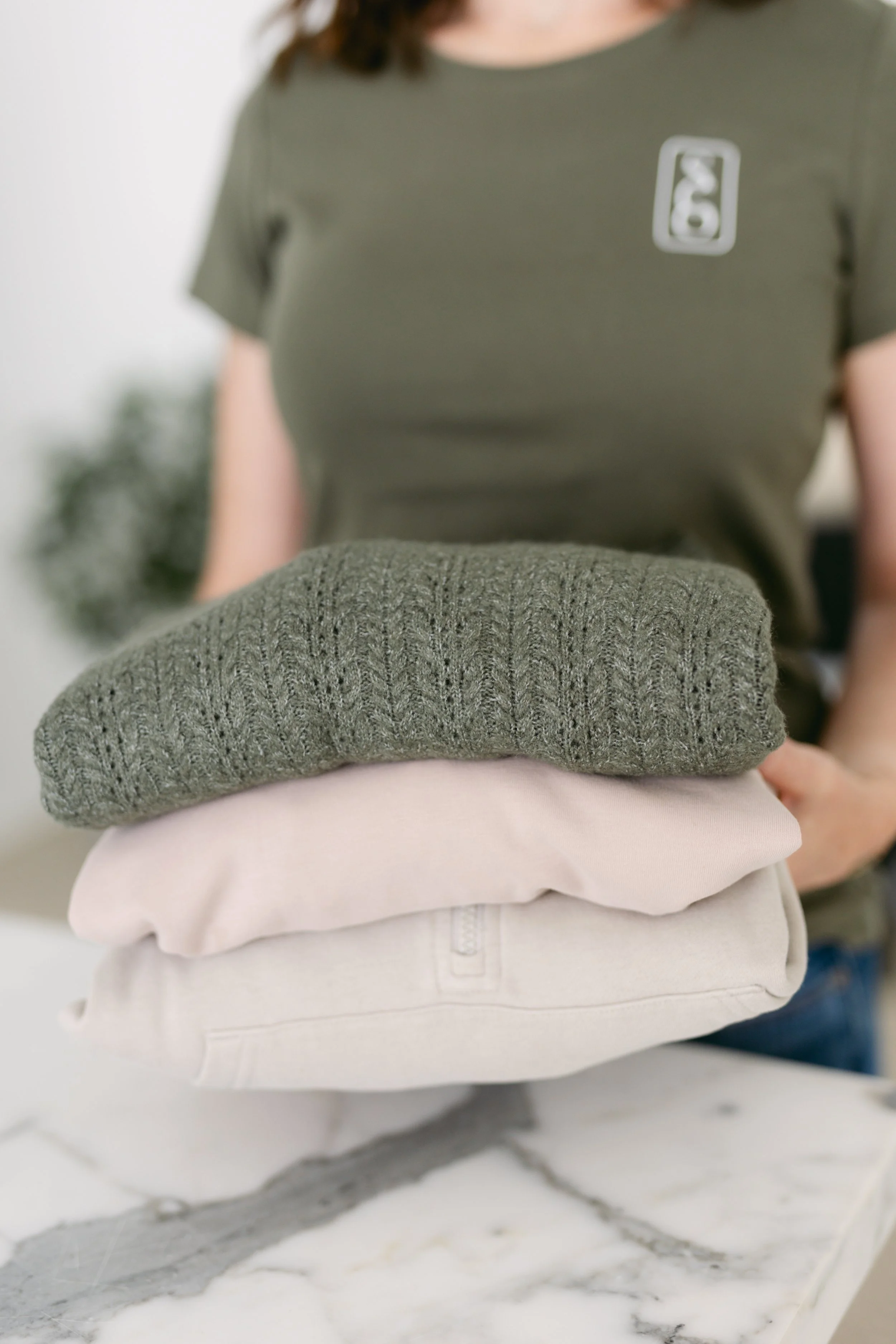 professional organizer in Toronto, GTA with folded clothing