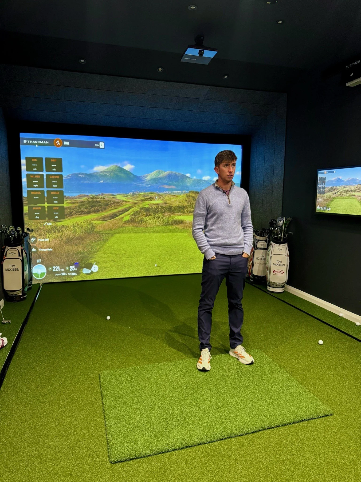 Case Study: High-Performance Golf Simulator for Tom McKibbin