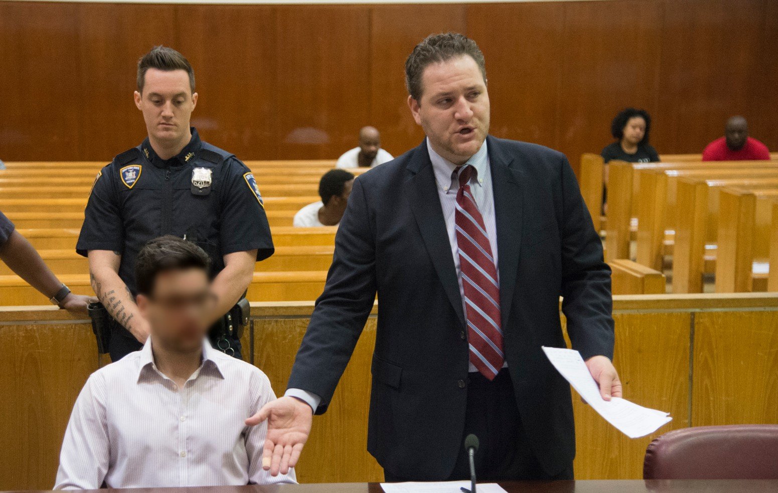 Jonathan Rosenberg in court room