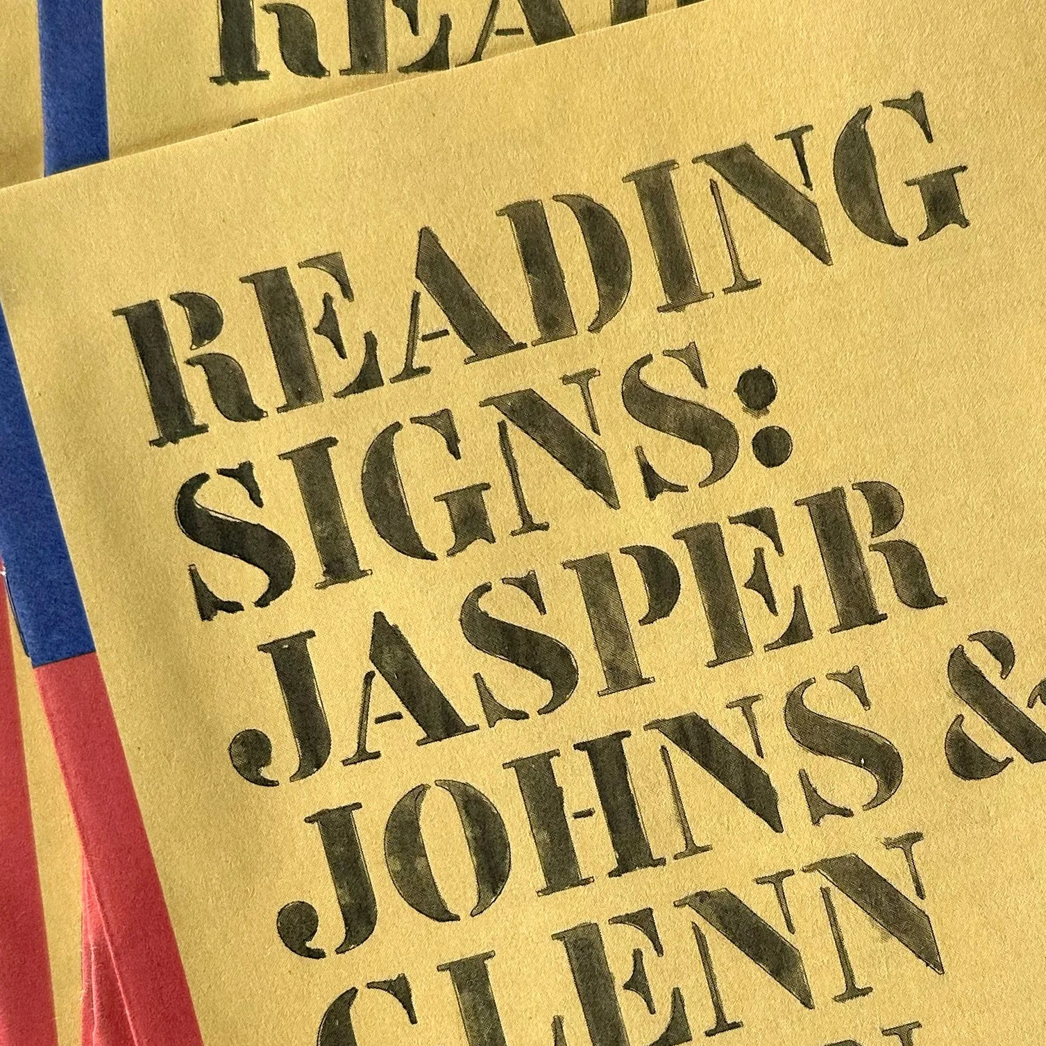 Reading Signs: Jasper Johns & Glenn Ligon