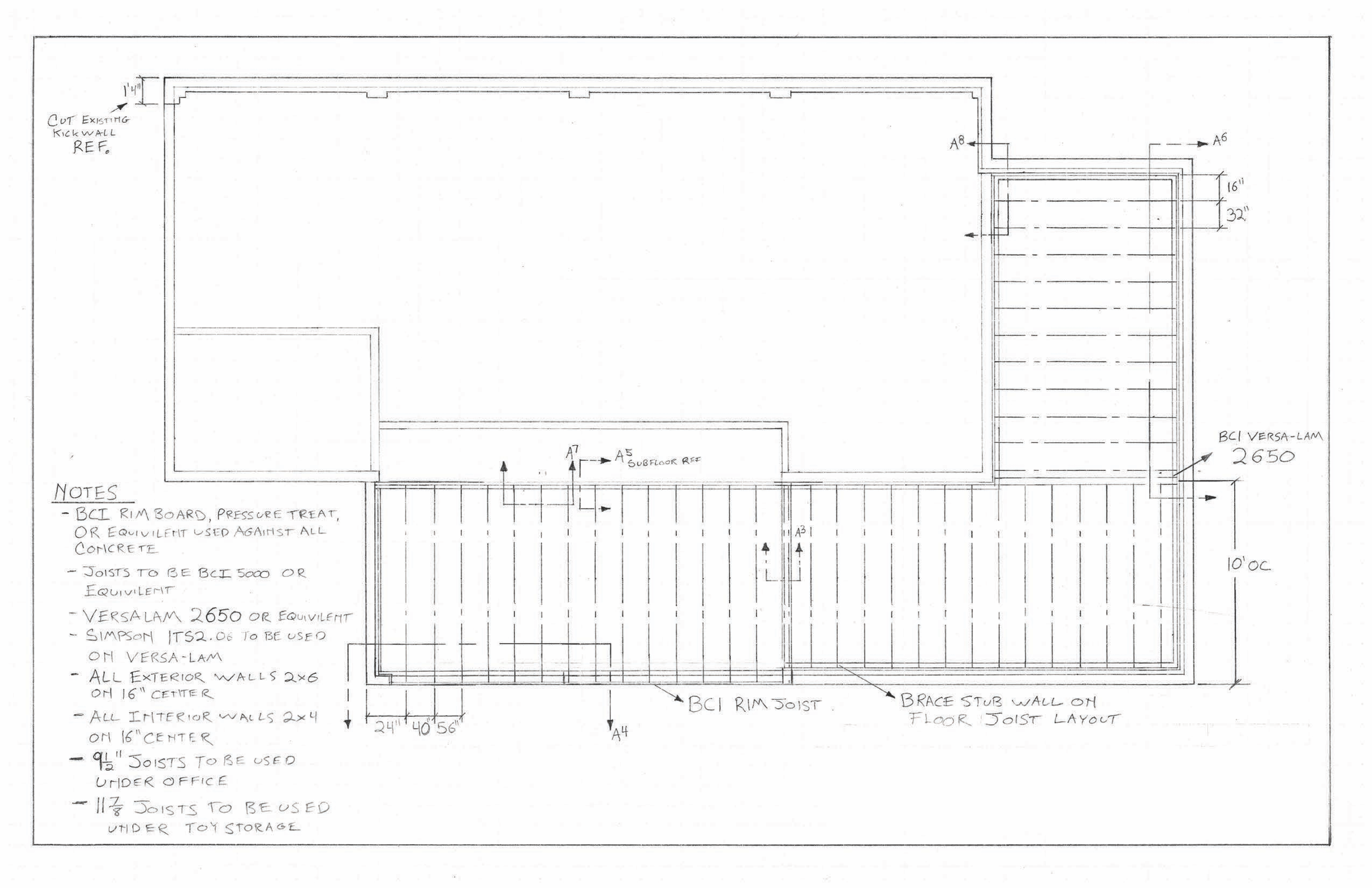 Framing drawing