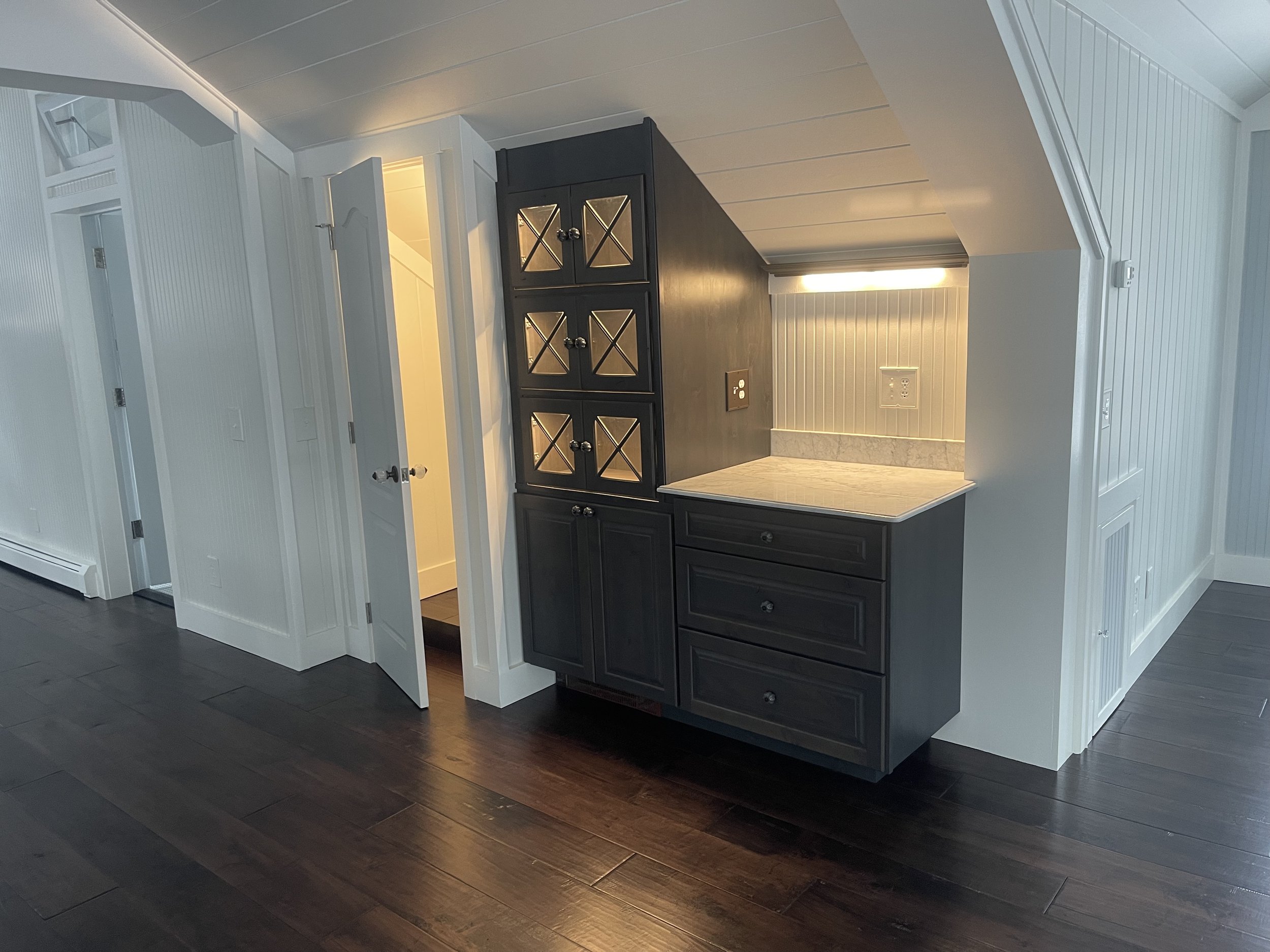 Butler pantry lighted