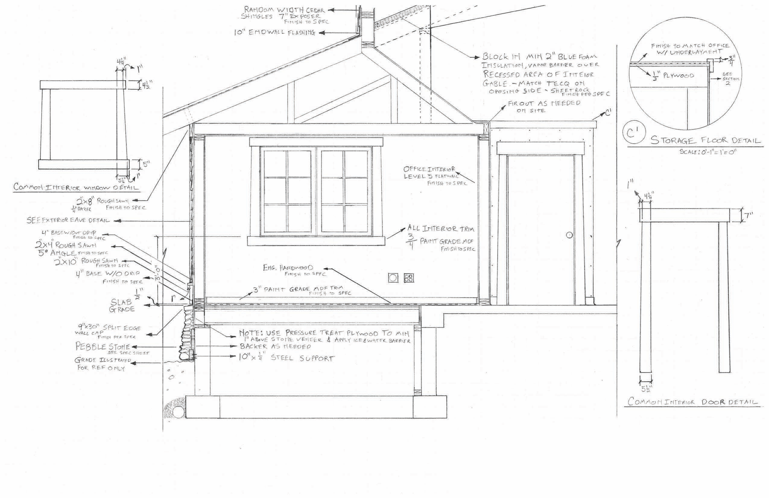 Section drawing 1