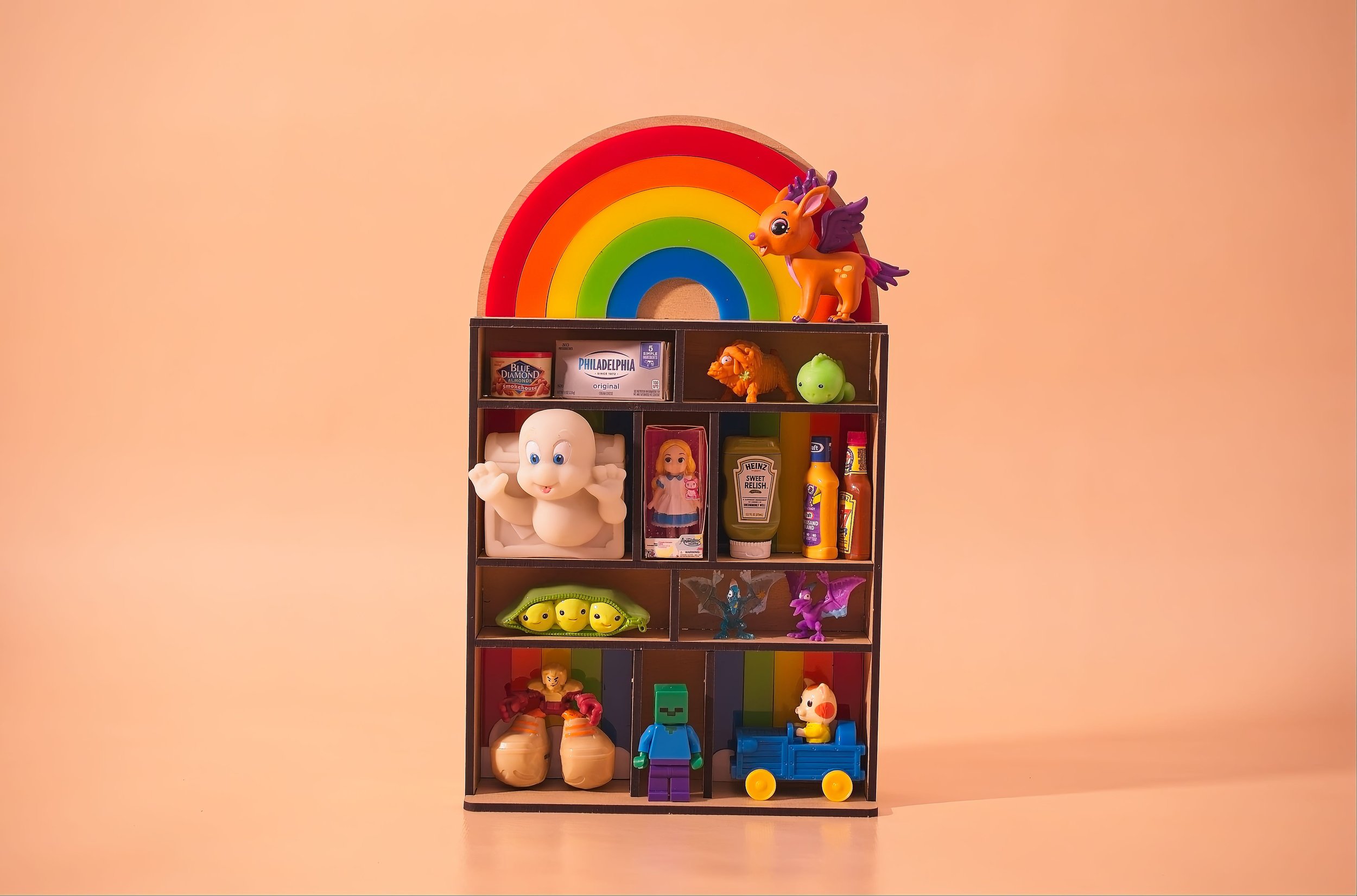 Medium Rainbow Trinket Shelf