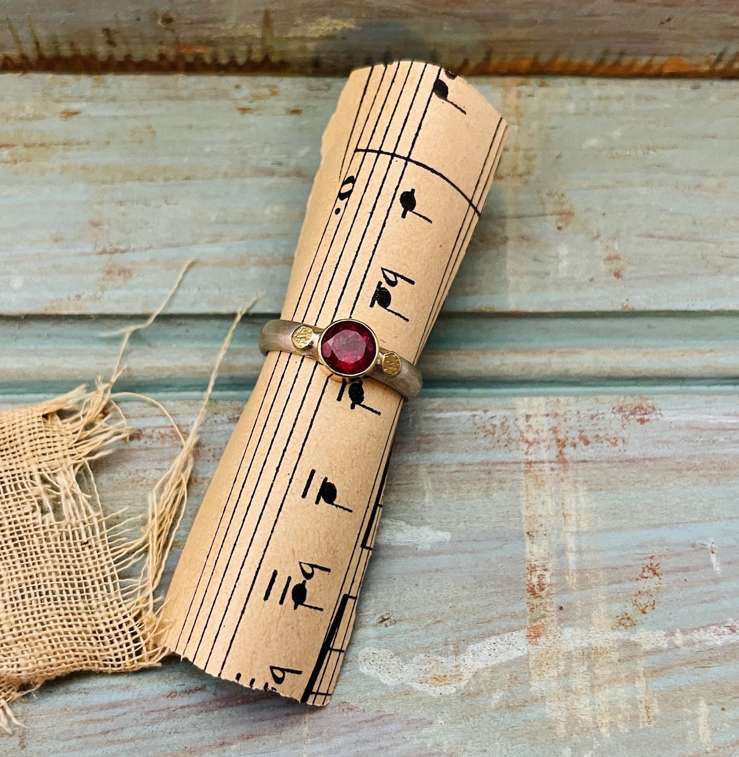 Ruby with Gold Dots ring.jpeg