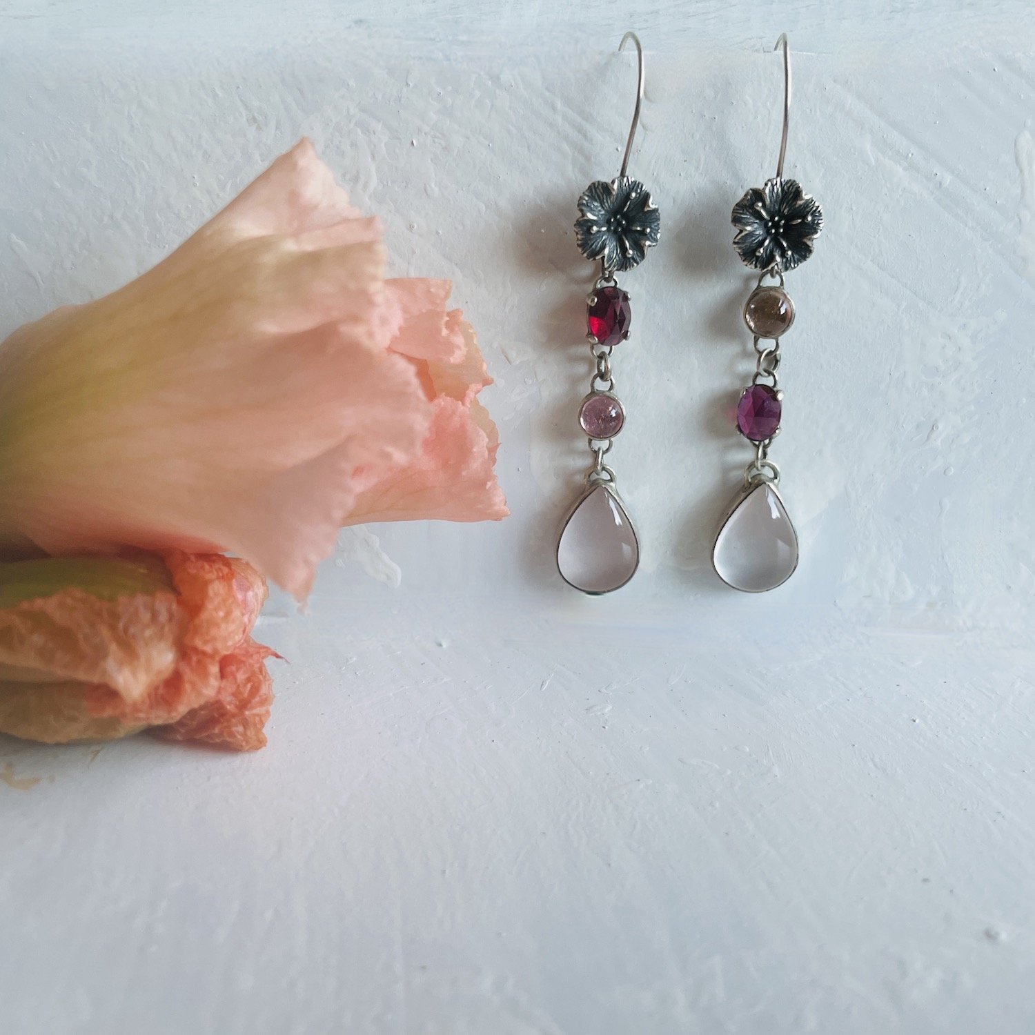 Hibiscus Chandelier Earrings 2.jpeg