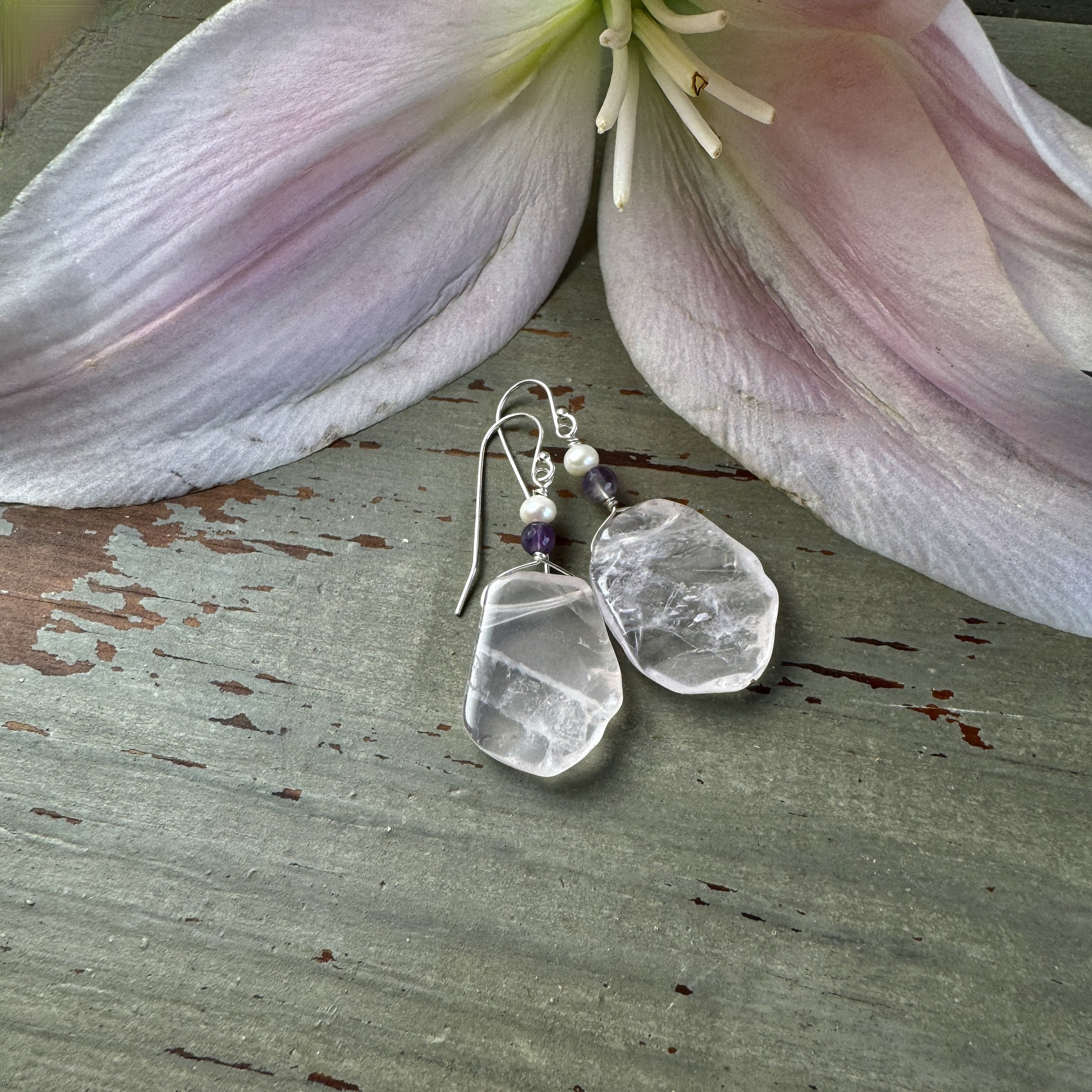 Chunky Rose Quartz Earrings 3.jpeg