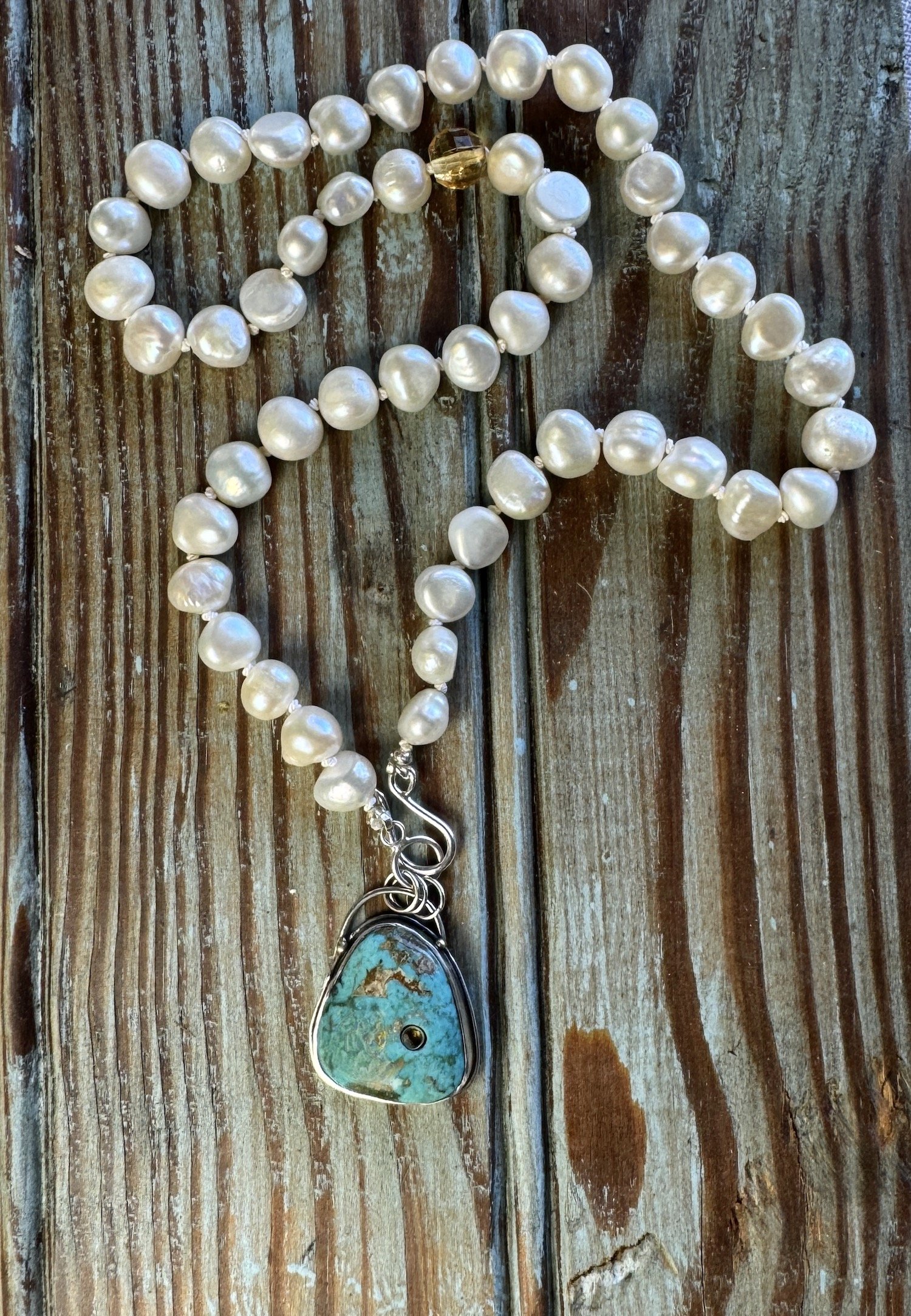 Turquoise Sapphire and Pearls necklace 2.jpeg