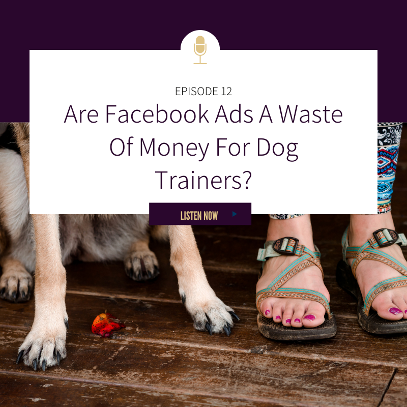 Episode 12: Are Facebook Ads A Waste Of Money For Dog Trainers?