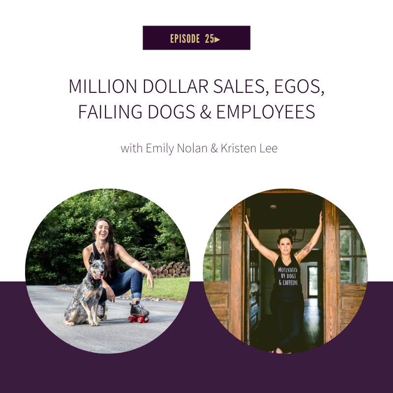 episode 25: Million Dollar Sales, Egos, Failing Dogs &amp; Employees with Emily Nolan