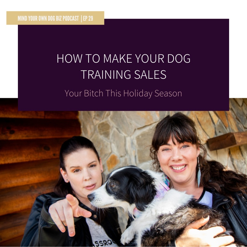 Episode 29: How To Make Dog Biz Sales Your B*tch This Holiday Season