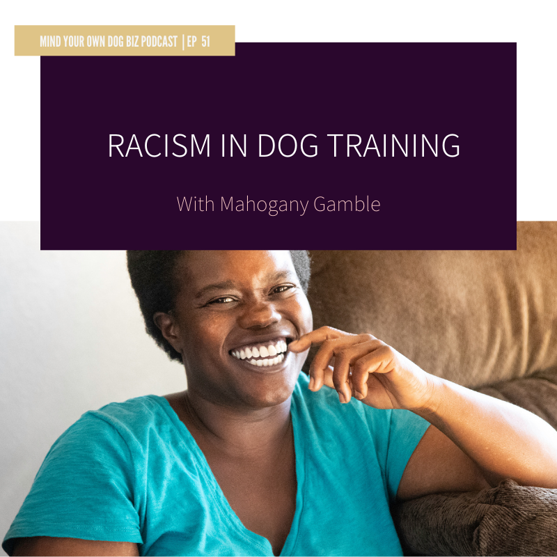 Episode 51: Racism In Dog Training: Putting It On The Table